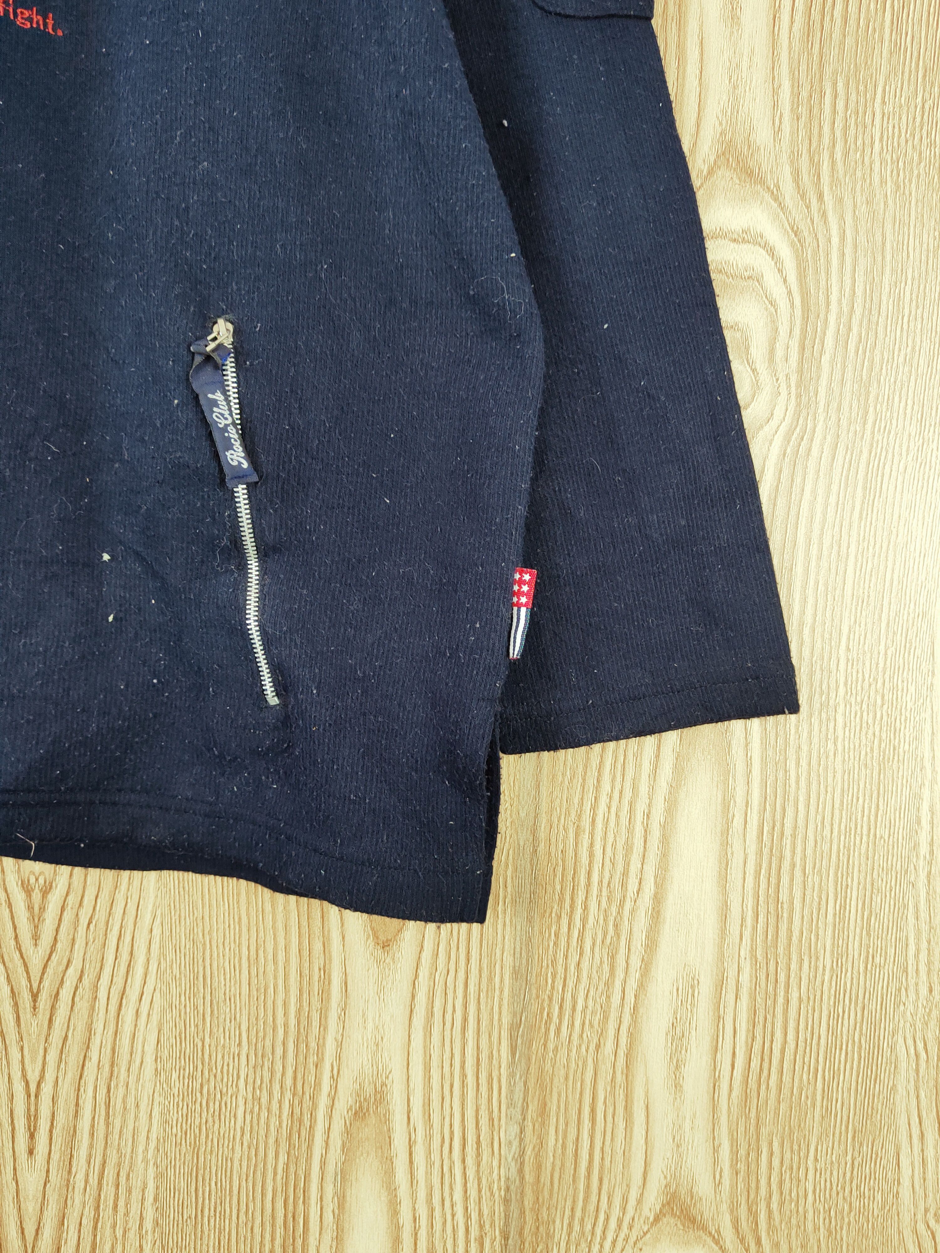 Japanese Brand × Vintage Very Rare Arabis Navy Racia Club Sweatshirts Size US L / EU 52-54 / 3 - 10 Thumbnail
