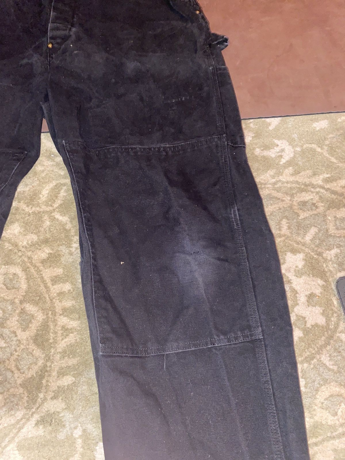Carhartt Black Carhartt Double Knee Overalls Size US 36 / EU 52 - 3 Thumbnail