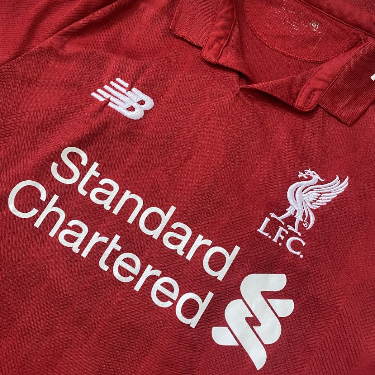 New Balance Mens New Balance Liverpool Home Soccer jersey Size US S / EU 44-46 / 1 - 3 Thumbnail