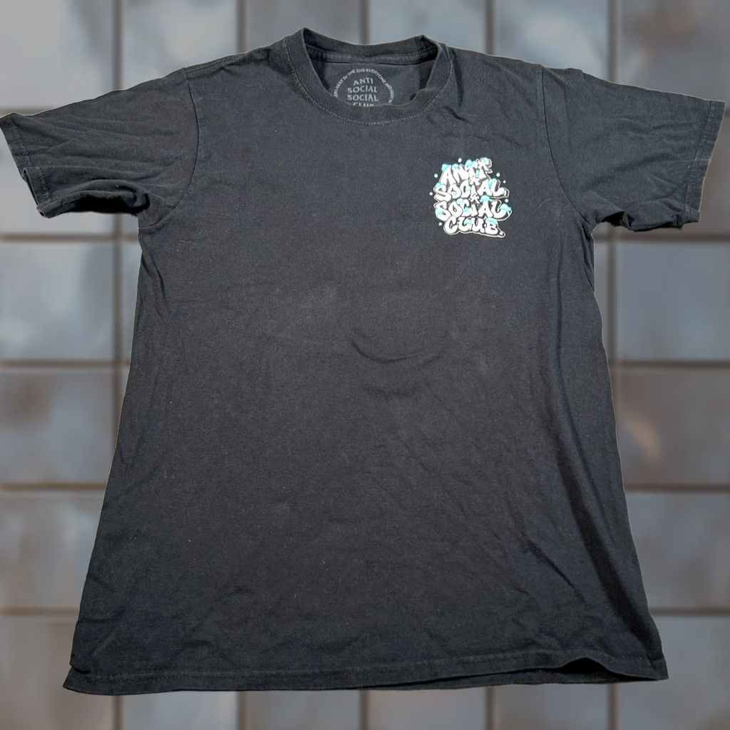 Anti Social Social Club Anti Social Social Club T-Shirt Mens Small Black Spellout Graphic Streetwear Size US S / EU 44-46 / 1 - 1 Thumbnail