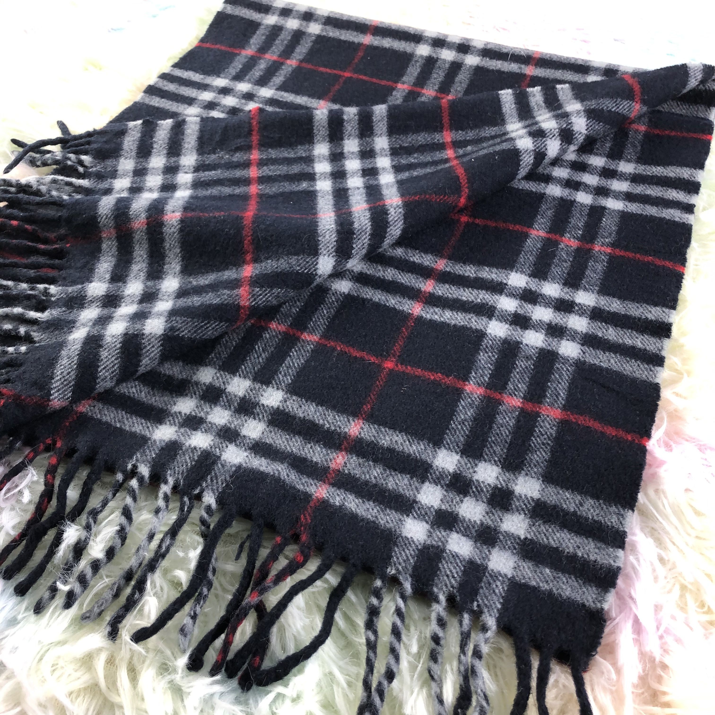 Burberry × Vintage Burberry Scarf / Muffler / Neckwear - KM514 Size ONE SIZE - 4 Thumbnail