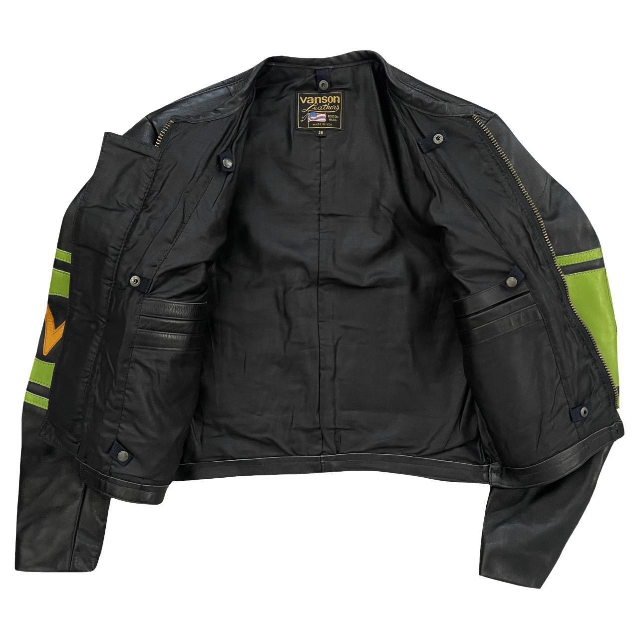 Vanson Leathers Vanson Leathers Leather Motorcycle Racing Jacket Size US S / EU 44-46 / 1 - 8 Thumbnail