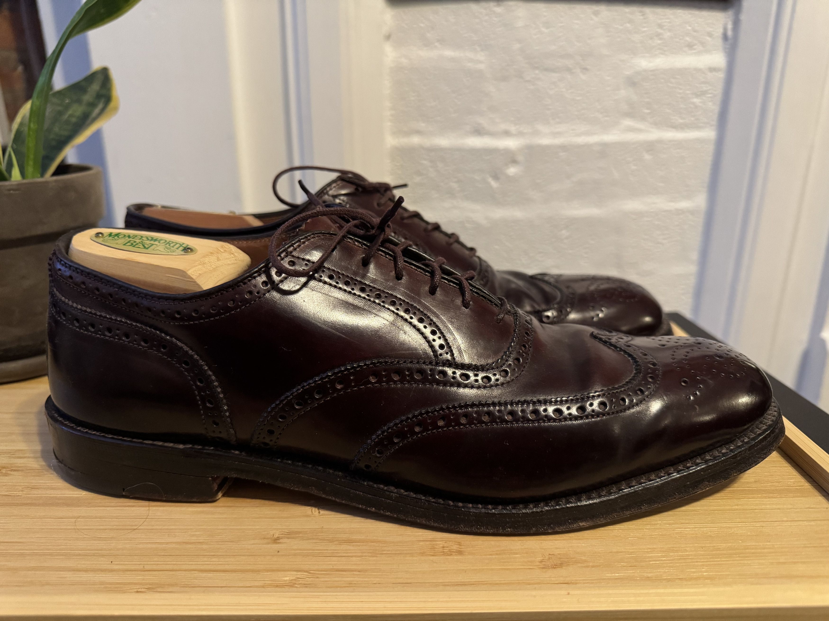 Alden Alden 974 Cordovan Wingtips Size US 10 / EU 43 - 4 Thumbnail
