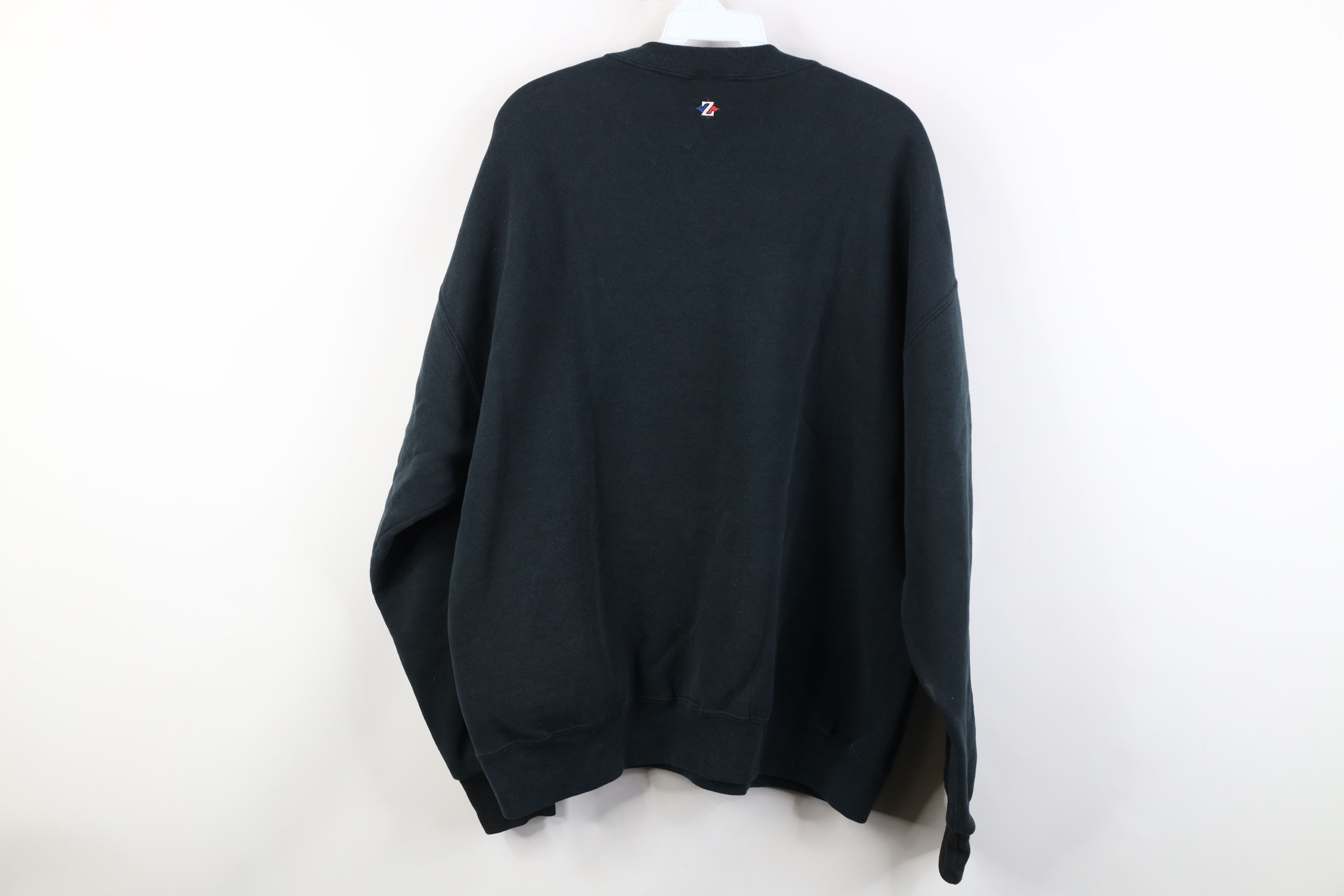 Vintage Vintage 90s Streetwear Heavy Crewneck Sweatshirt Black USA Size US XL / EU 56 / 4 - 11 Thumbnail