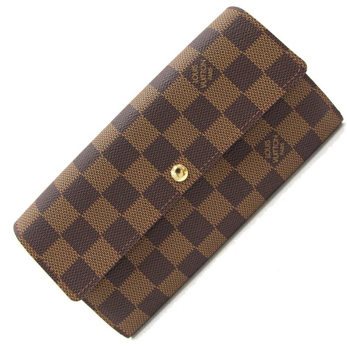 Authenticated Used Louis Vuitton Long Wallet Portefeuille Sarah