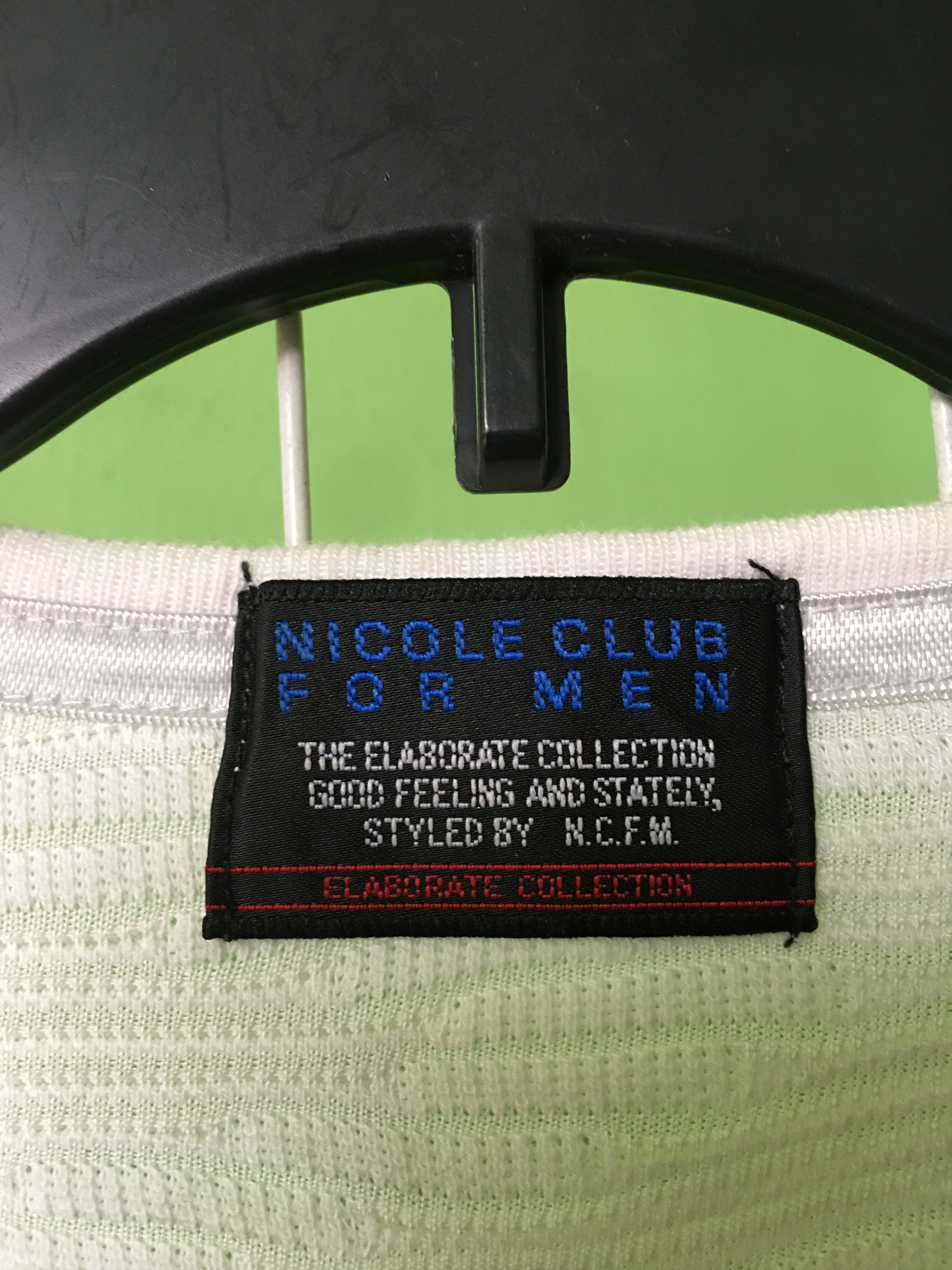 Japanese Brand × Nicole Club Y2K Nicole Club For Men Wave Pattern Size US M / EU 48-50 / 2 - 4 Thumbnail