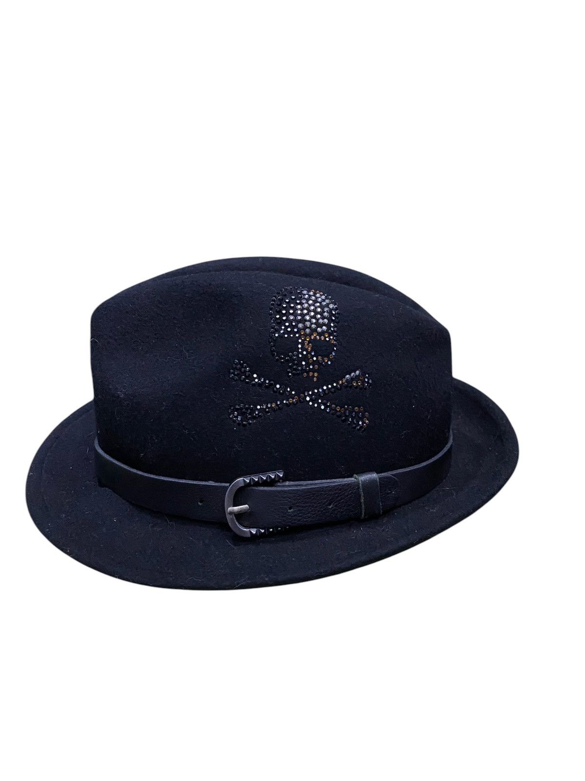 Takahiromiyashita The Soloist. Vtg Roen X Semantic Design fedora skull and bone hat Size ONE SIZE - 1 Thumbnail