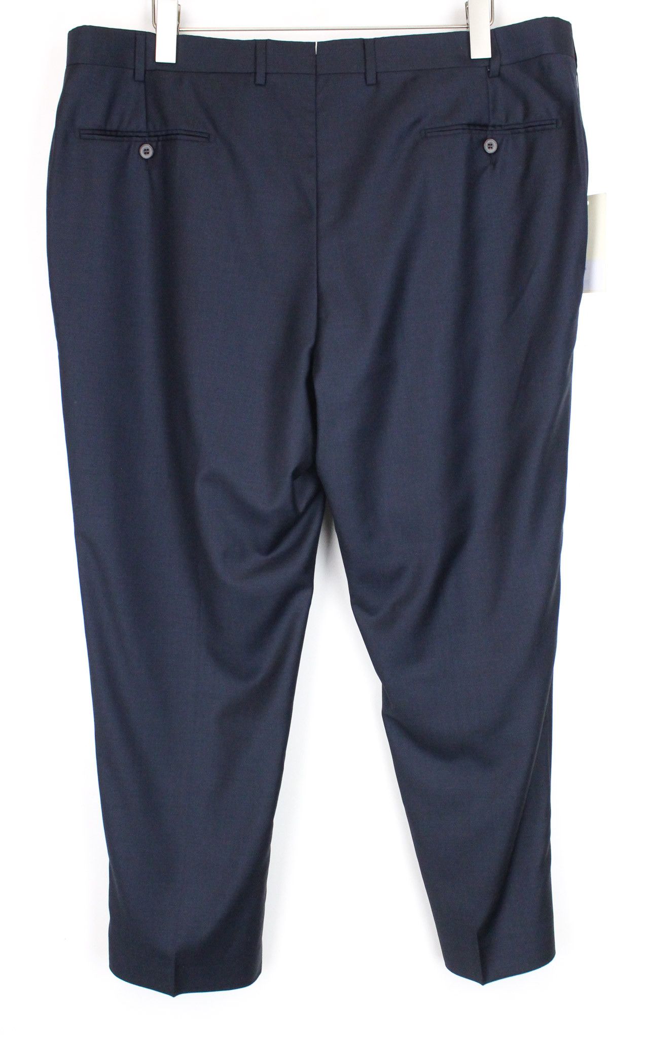 Suitsupply BRESCIA UK44S Navy Wool Pleated Trousers 66971 Size US 44 / EU 60 - 2 Thumbnail