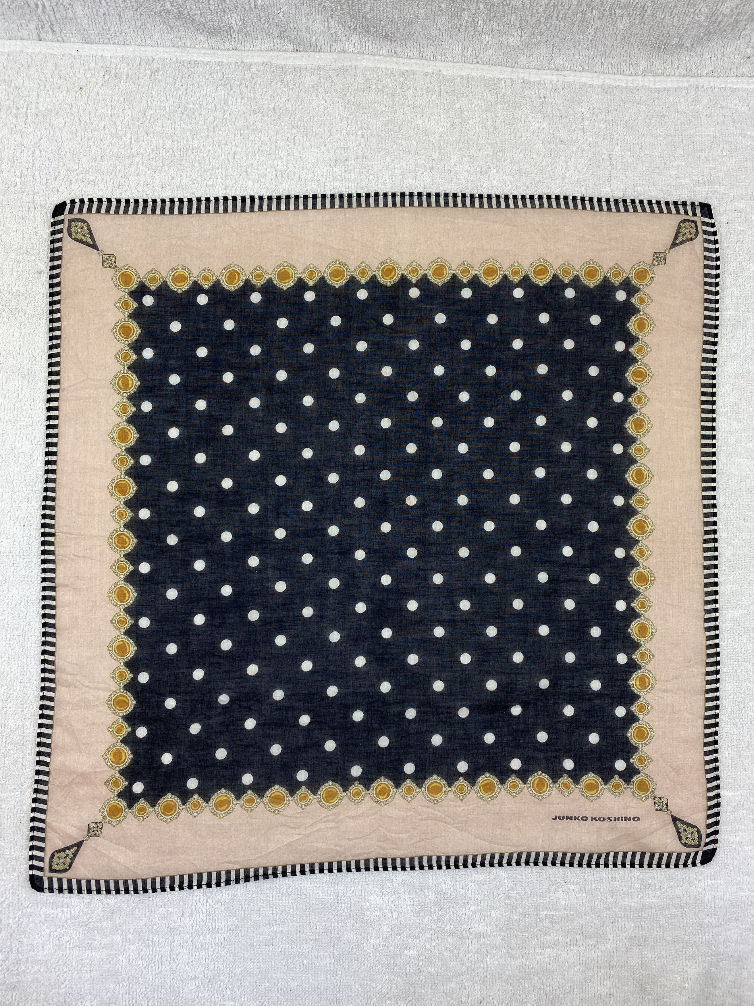 Japanese Brand × Mr. Junko × Vintage Junko Koshino Handkerchief / Bandana / Neckerchief Size ONE SIZE - 3 Thumbnail