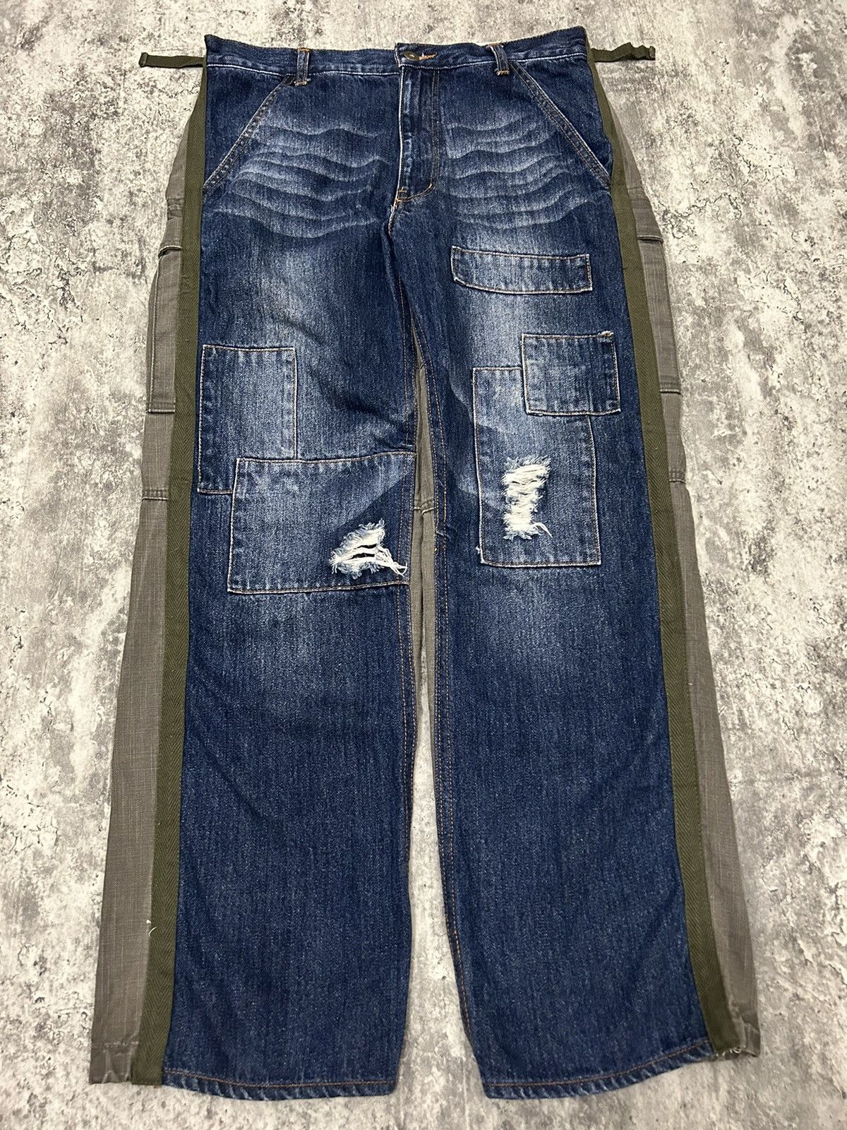 Japanese Brand Dear Laurel Japan hybrid Rippet Pants Size US 32 / EU 48 - 4 Thumbnail