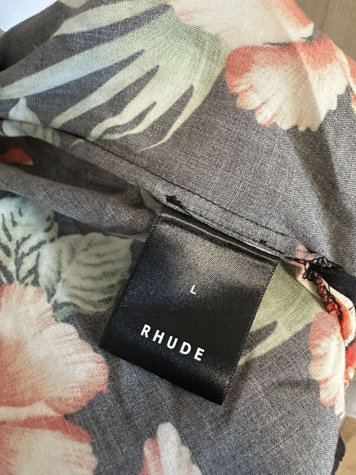 Rhude Rhude Floral Shirt Size US L / EU 52-54 / 3 - 3 Thumbnail