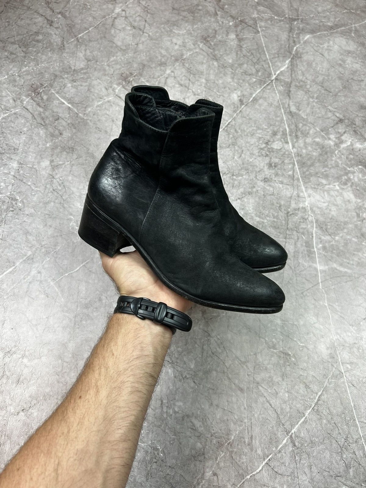 The Last Conspiracy The Last Conspiracy Black Soft Leather Ankle Boots Size 37 Size US 7 / IT 37 - 1 Thumbnail