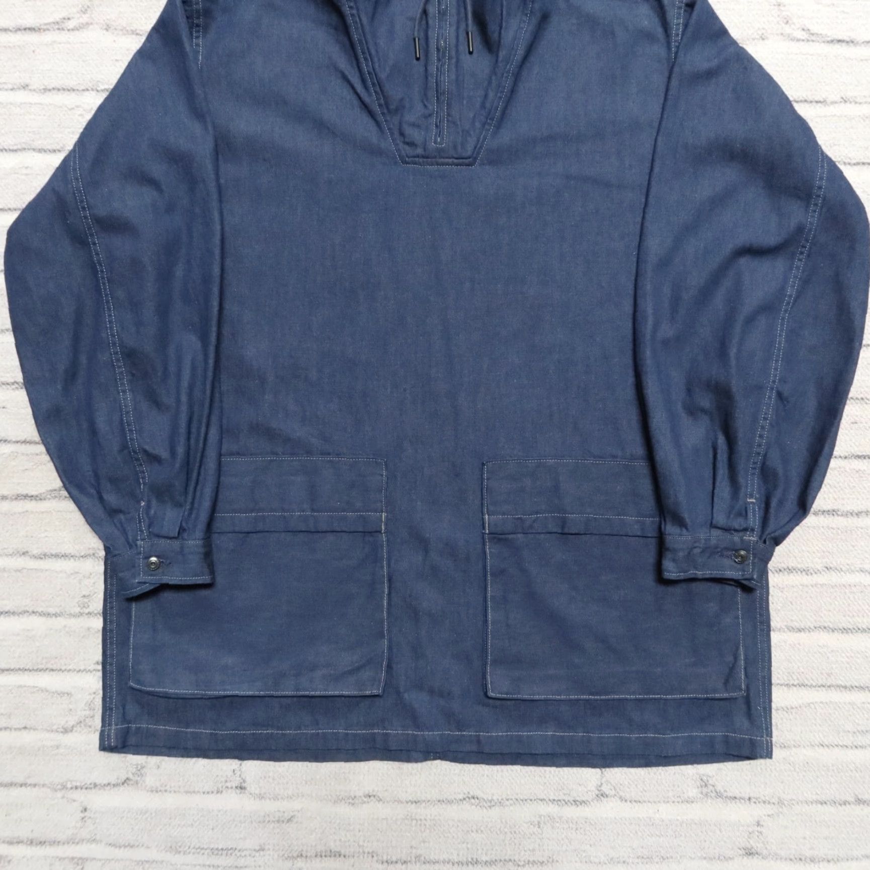 Levi's VINTAGE Levi's Denim Jacket / Made & Crafted / Pullover Anorak / M / Dark Wash / Jacket / Men Size US M / EU 48-50 / 2 - 3 Thumbnail
