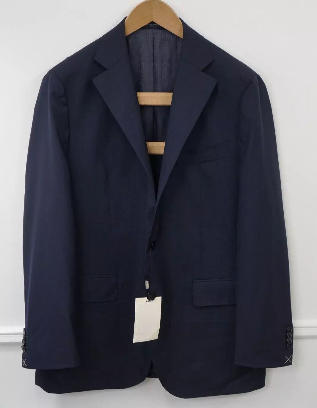 Suitsupply Men Suitsupply Blazer La Spalla Navy Blue 120's Wool UK/US44 Size 44R - 1 Thumbnail