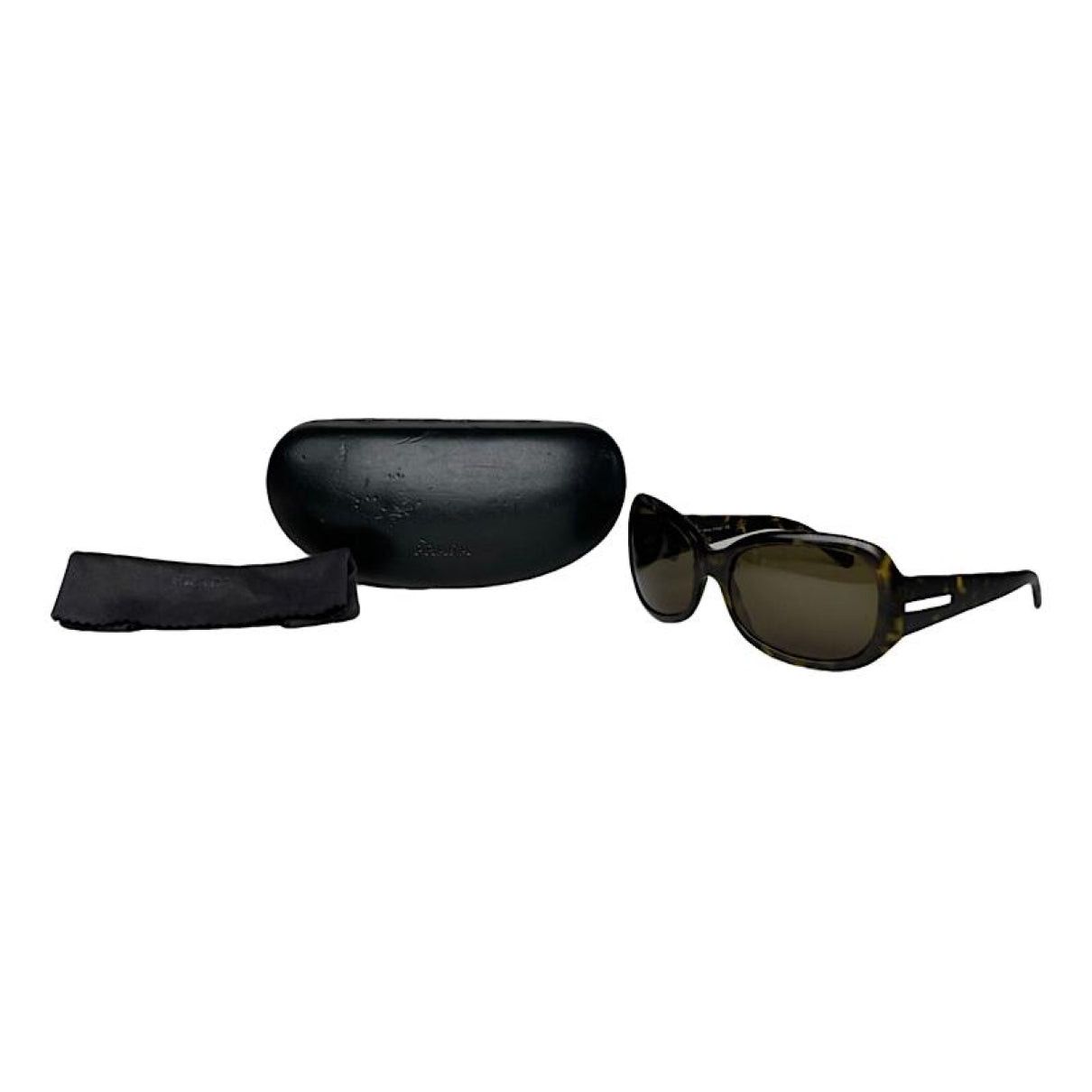 Prada Black Plastic Sunglasses Size ONE SIZE - 1 Thumbnail