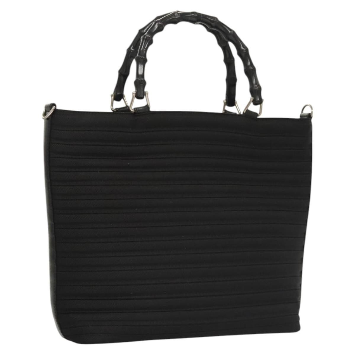 Gucci Gucci Vintage Bamboo Handle Tote Nylon Size ONE SIZE - 1 Thumbnail