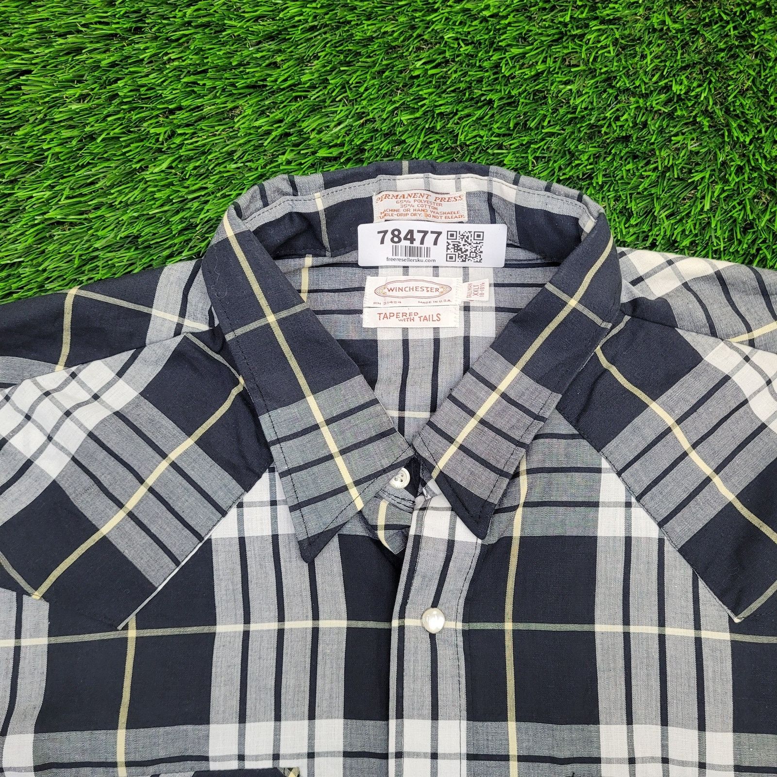 Winchester Vintage Winchester Plaid Snap Shirt 2XL/2XLT 18.5 28x35 USA Size US XXL / EU 58 / 5 - 3 Thumbnail