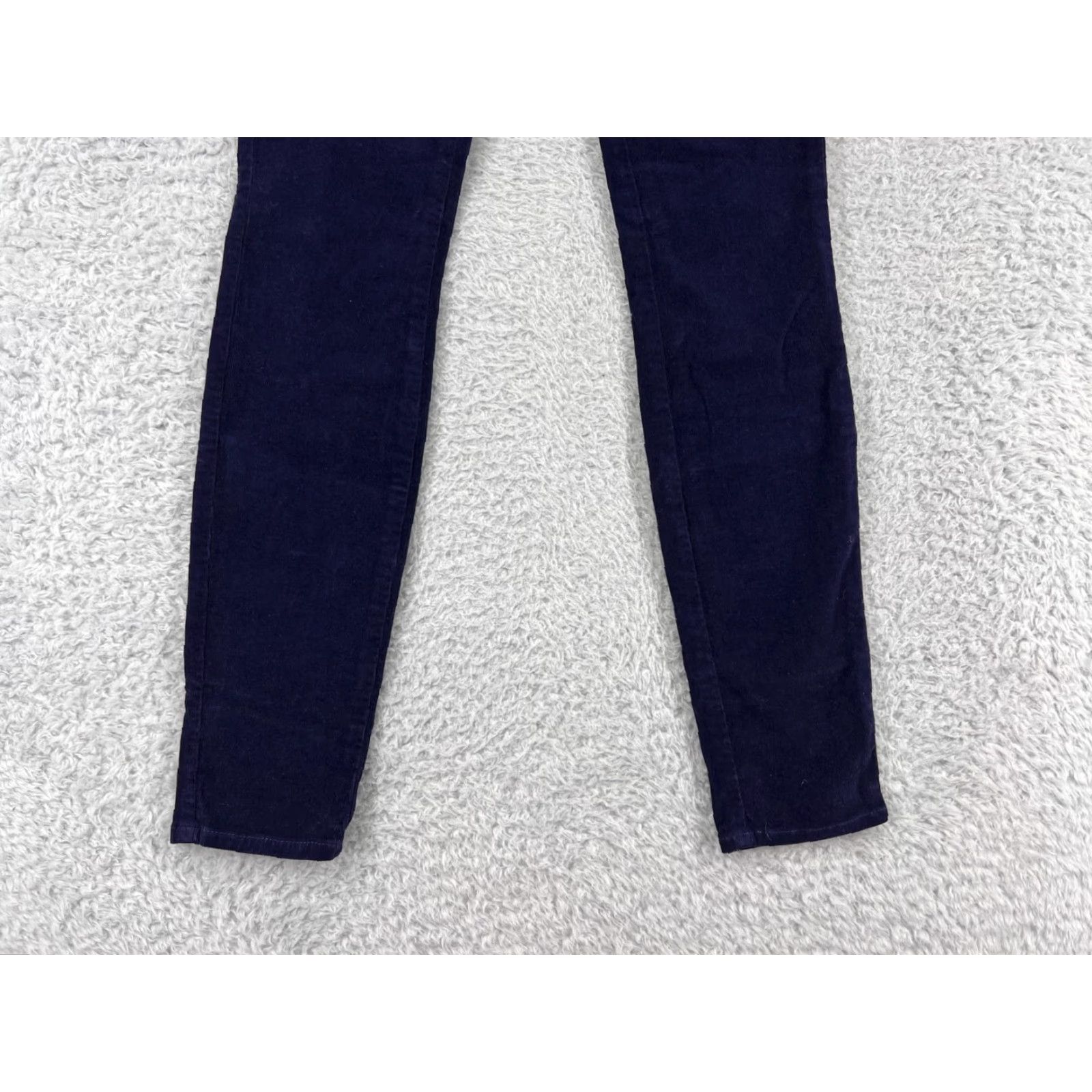 L'AGENCE L'AGENCE Jeans Womens 24 Blue Skinny 5-Pocket Design Denim Corduroy Stretch Pocket Zipper Button Vintage No N/A Size 42" / US 20 - 5 Thumbnail