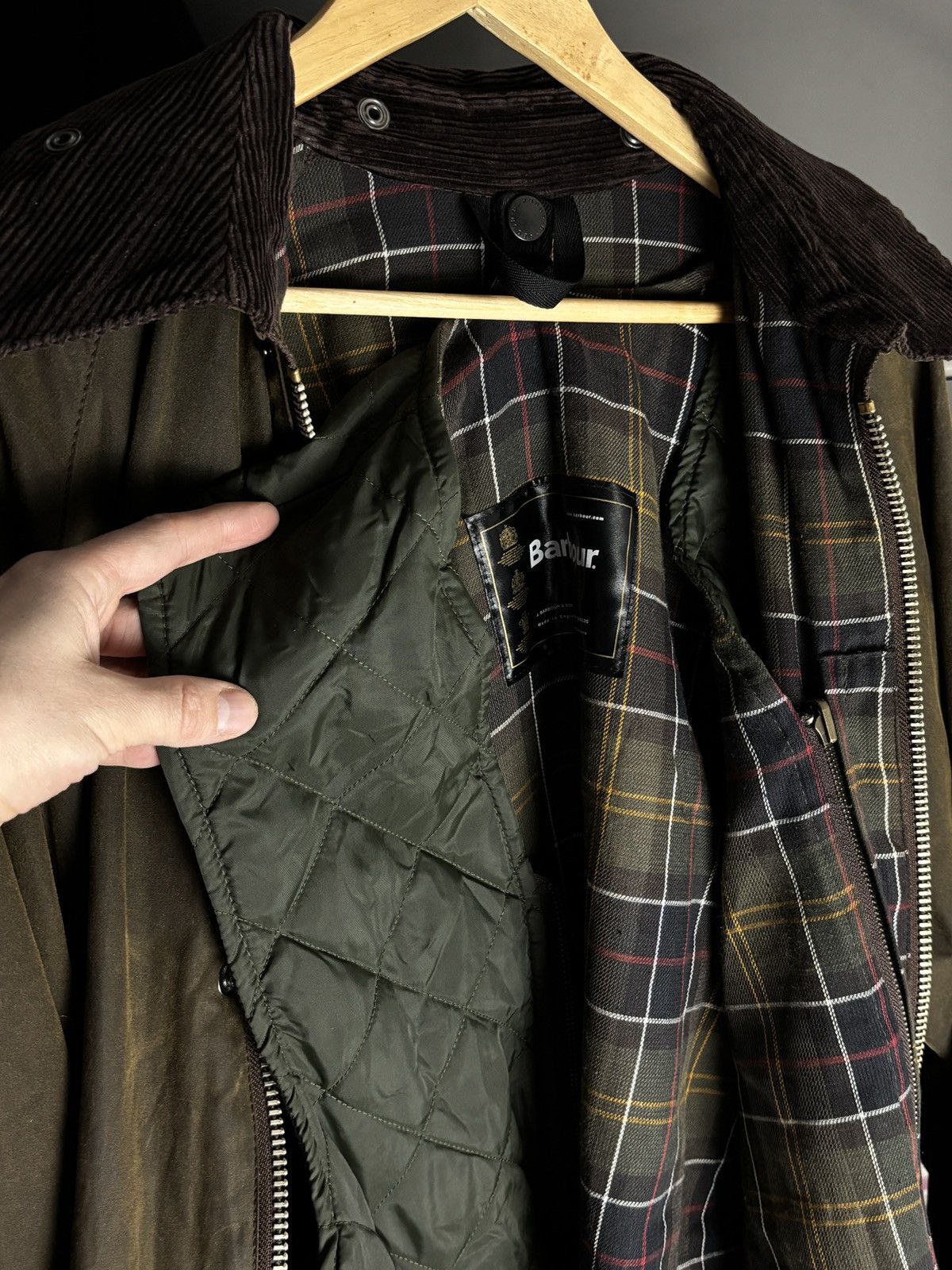 Barbour Set Barbour A830 Beaufort Wax Jacket + A855 Zip-In Vest Size US L / EU 52-54 / 3 - 13 Thumbnail