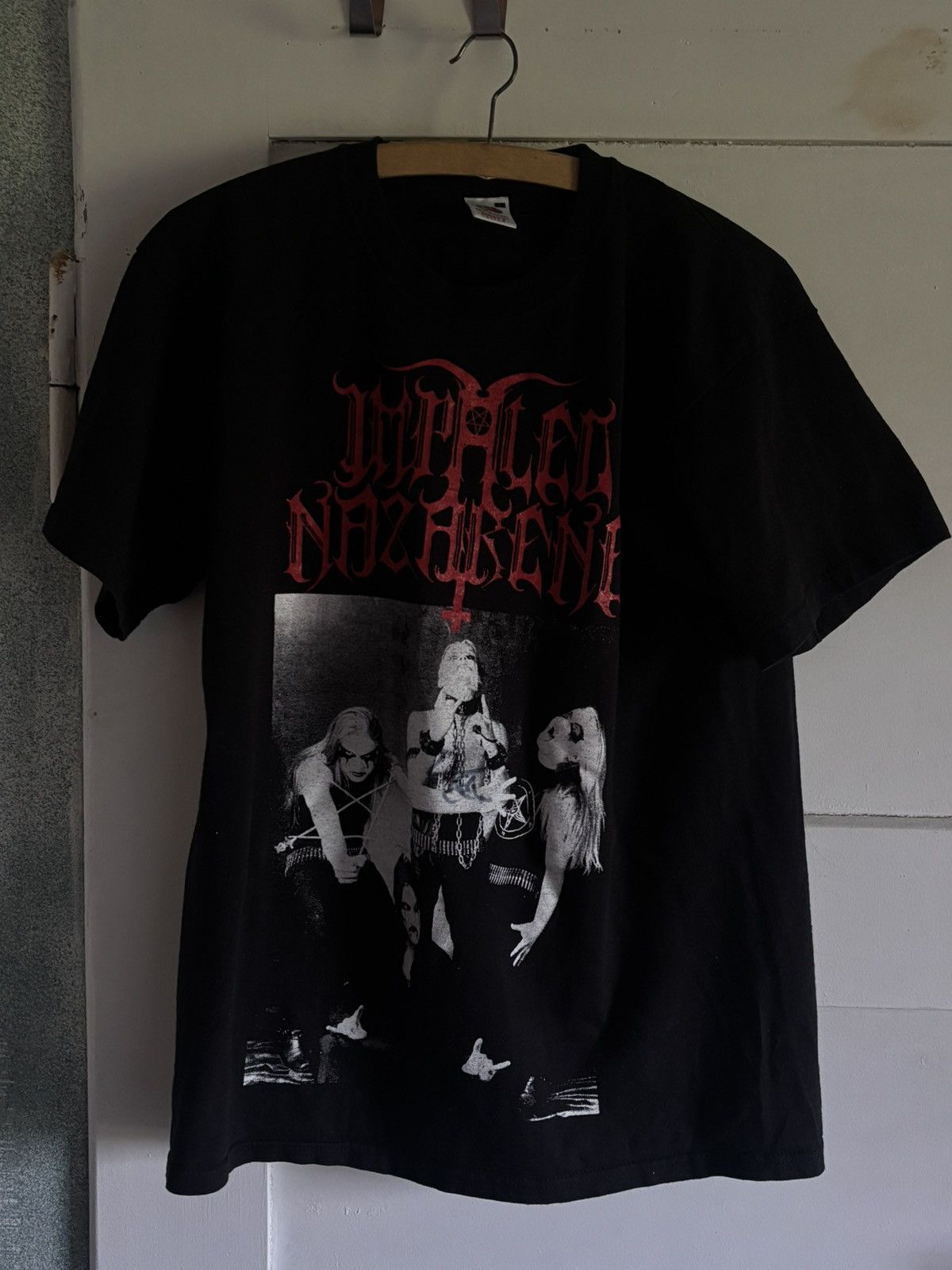 Band Tees Impaled Nazarene Vintage T-Shirt Signed Size US L / EU 52-54 / 3 - 1 Thumbnail