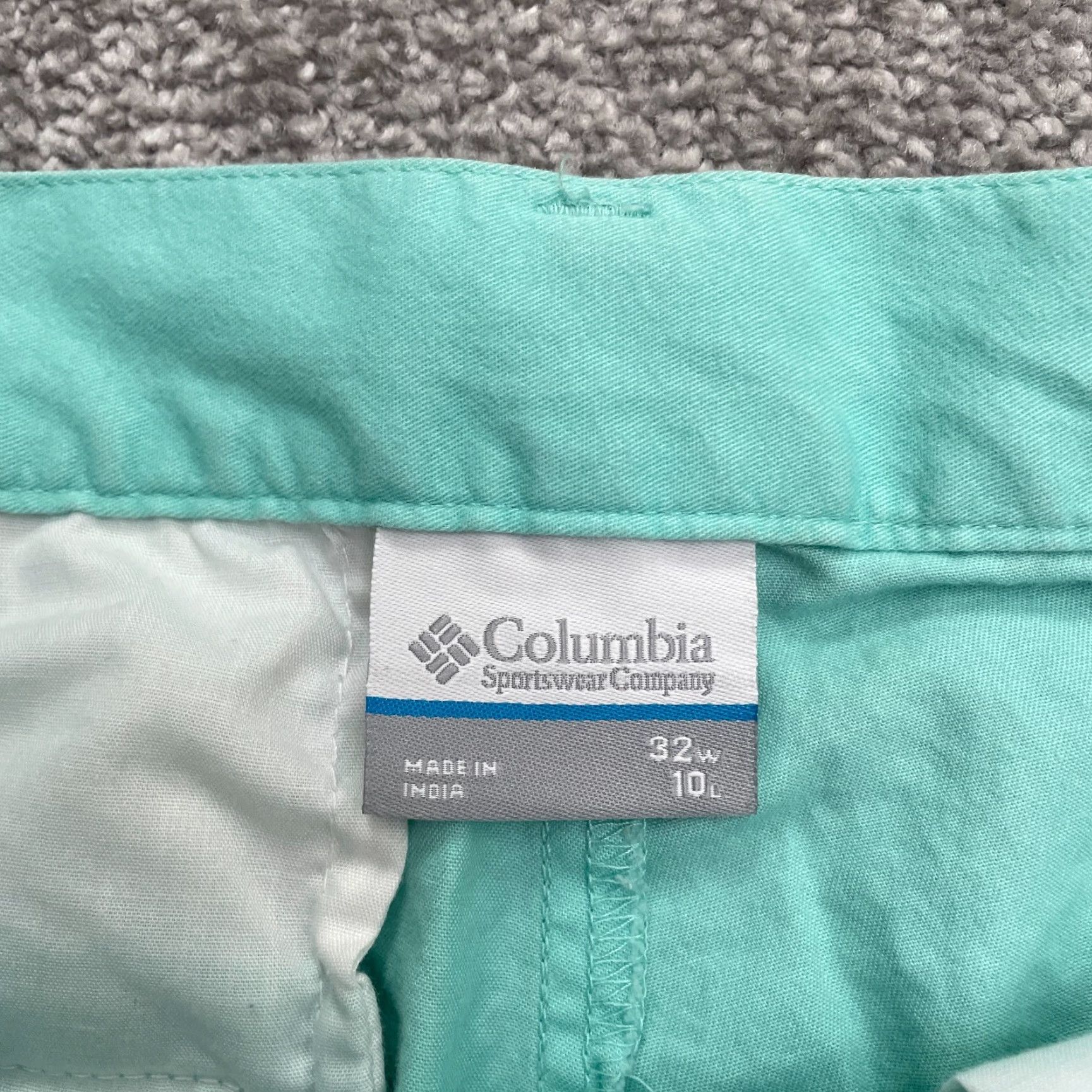 Vintage Columbia Cargo Shorts Mens 32 Green Cotton Outdoor Casual Fishing 10in Inseam Size US 32 / EU 48 - 7 Thumbnail