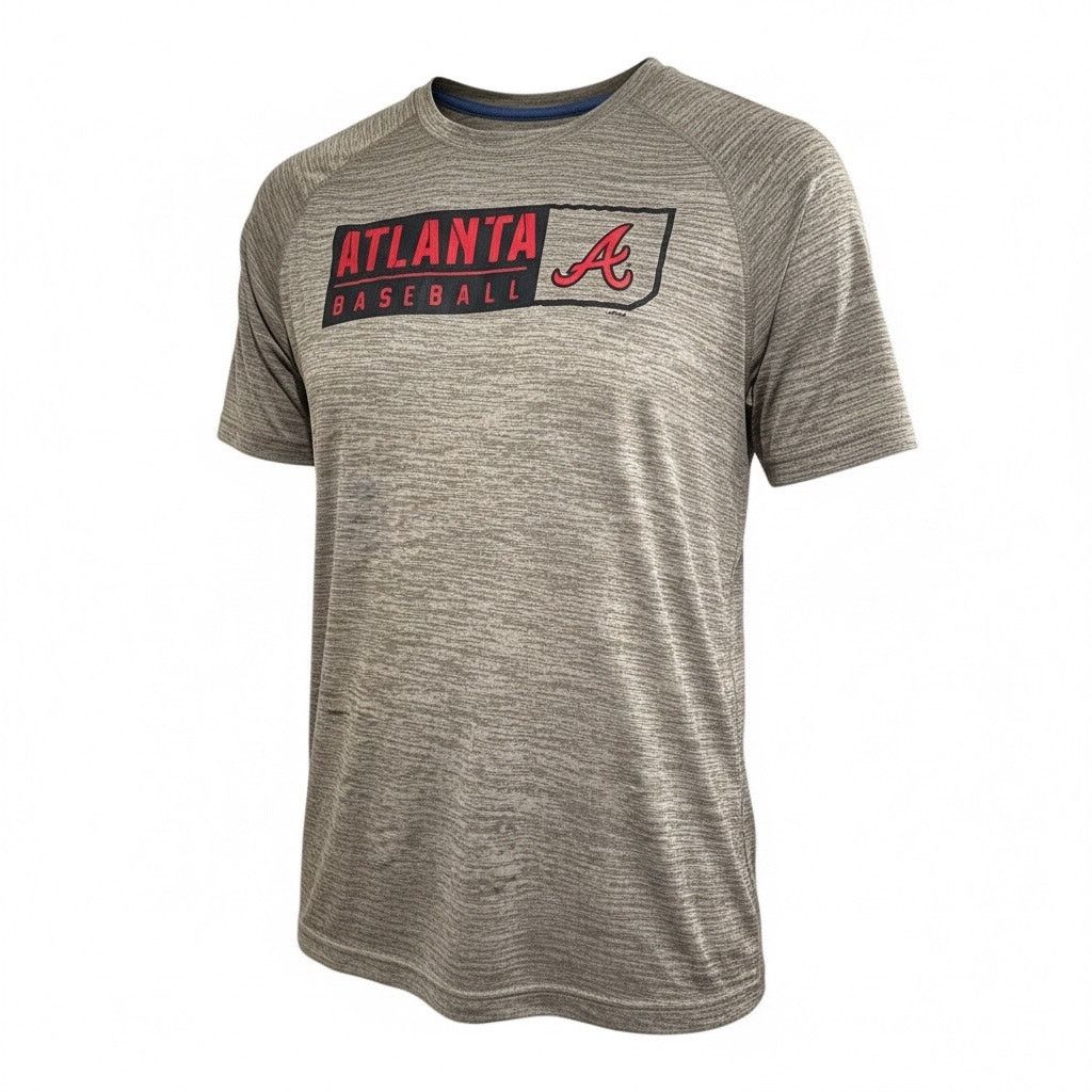 MLB Atlanta Braves Men’s XL Short Sleeve Performance Shirt Size US XL / EU 56 / 4 - 2 Thumbnail