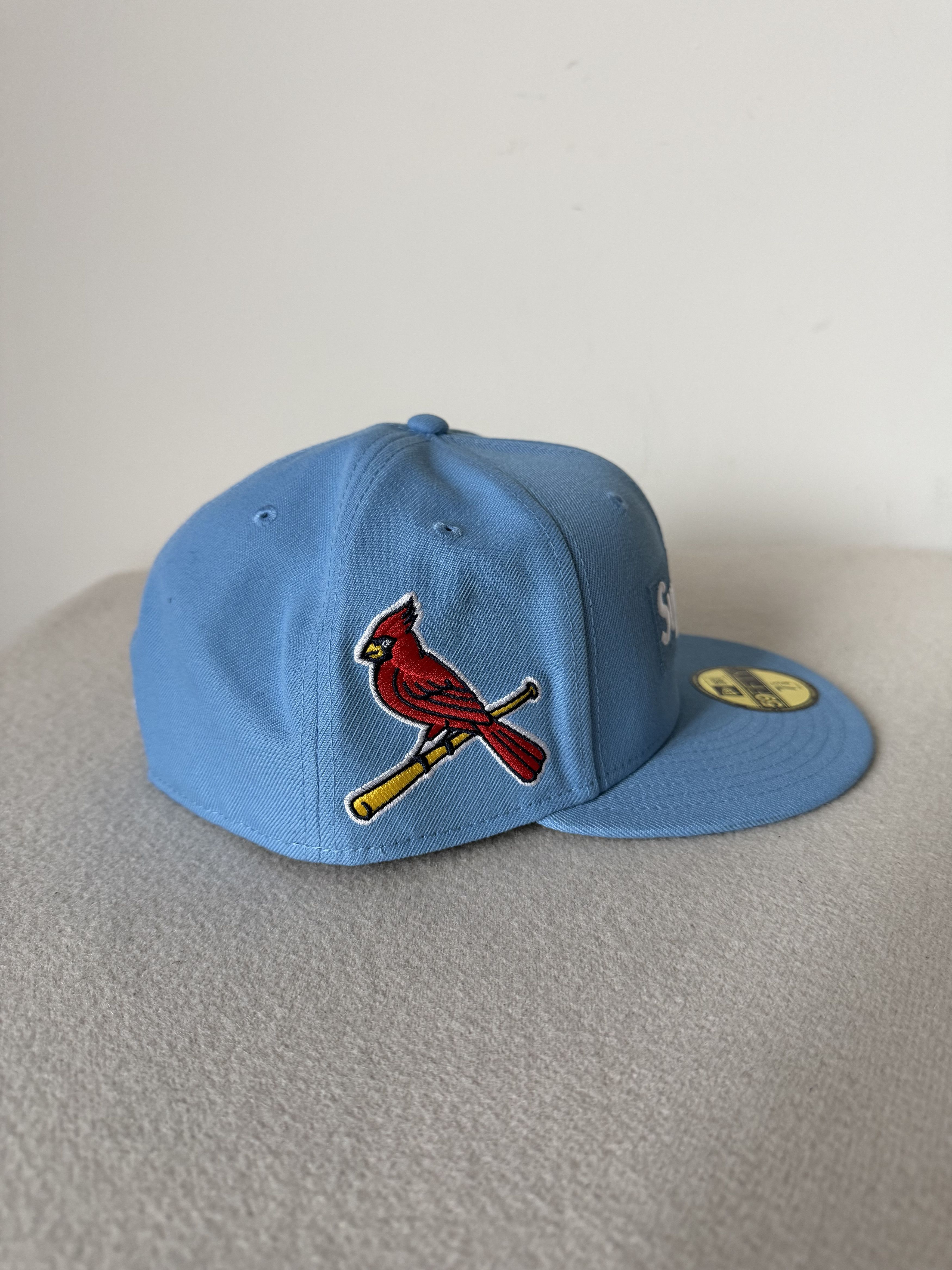 MLB × New Era × Supreme 7 5/8 Supreme New Era St. Louis Cardinals Box Logo 59FIFTY Size ONE SIZE - 4 Thumbnail