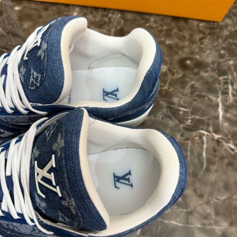 Louis Vuitton Louis Vuitton Stylish Blue Sneakers -2505 Size US 10 / EU 43 - 9 Thumbnail