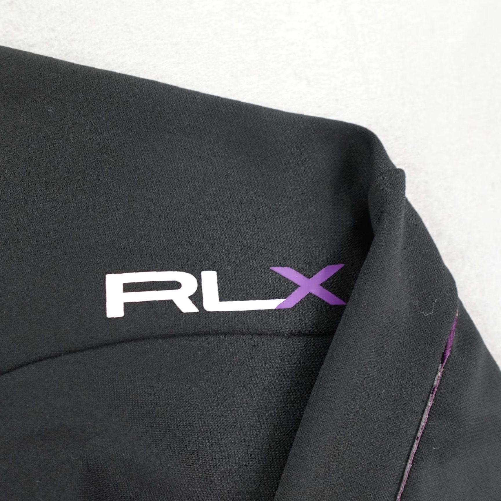 Polo Ralph Lauren Ralph Lauren RLX Track Coat Jacket Womens Medium Black Zip Up Performance Mid-Length Solid Softshell Size M / US 6-8 / IT 42-44 - 3 Thumbnail
