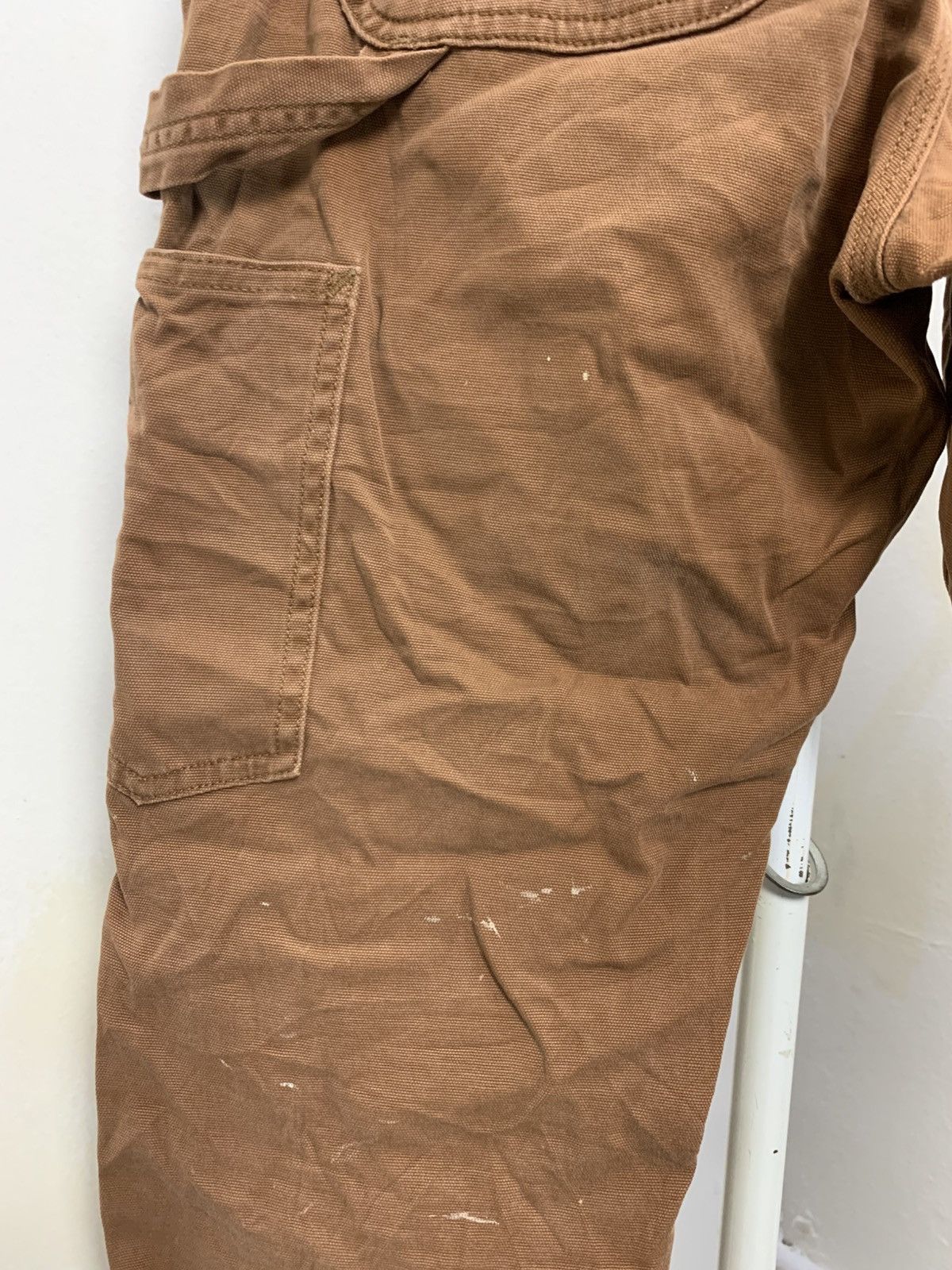 Carhartt × Carhartt Wip Trashed‼️Carhartt double knee carpenter painted damaged Size US 30 / EU 46 - 13 Thumbnail