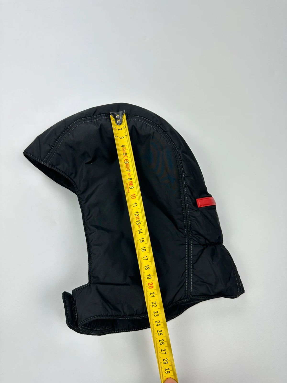 Prada Prada Sport FW99 Black Nylon Hood Mask Size ONE SIZE - 17 Thumbnail