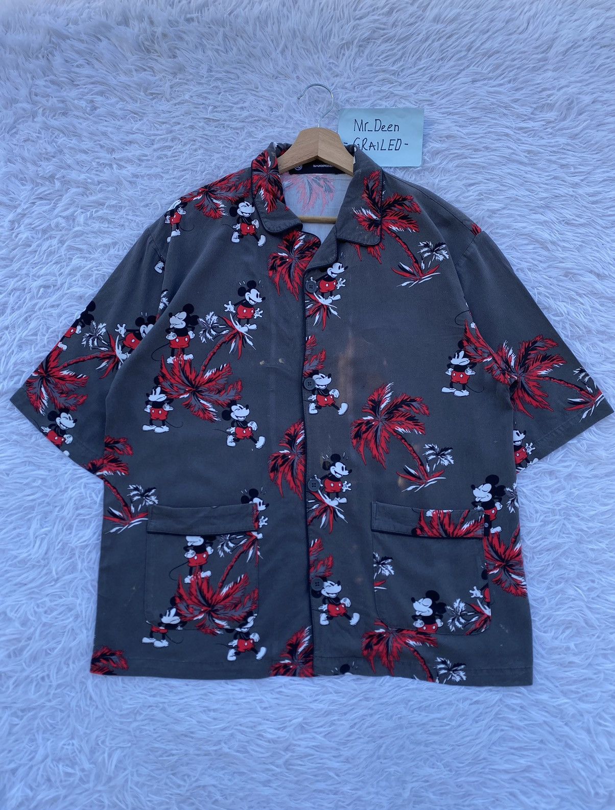 GU × Undercover Rare GU x Undercover Mickey Mouse Buttons Shirt Size US L / EU 52-54 / 3 - 2 Thumbnail