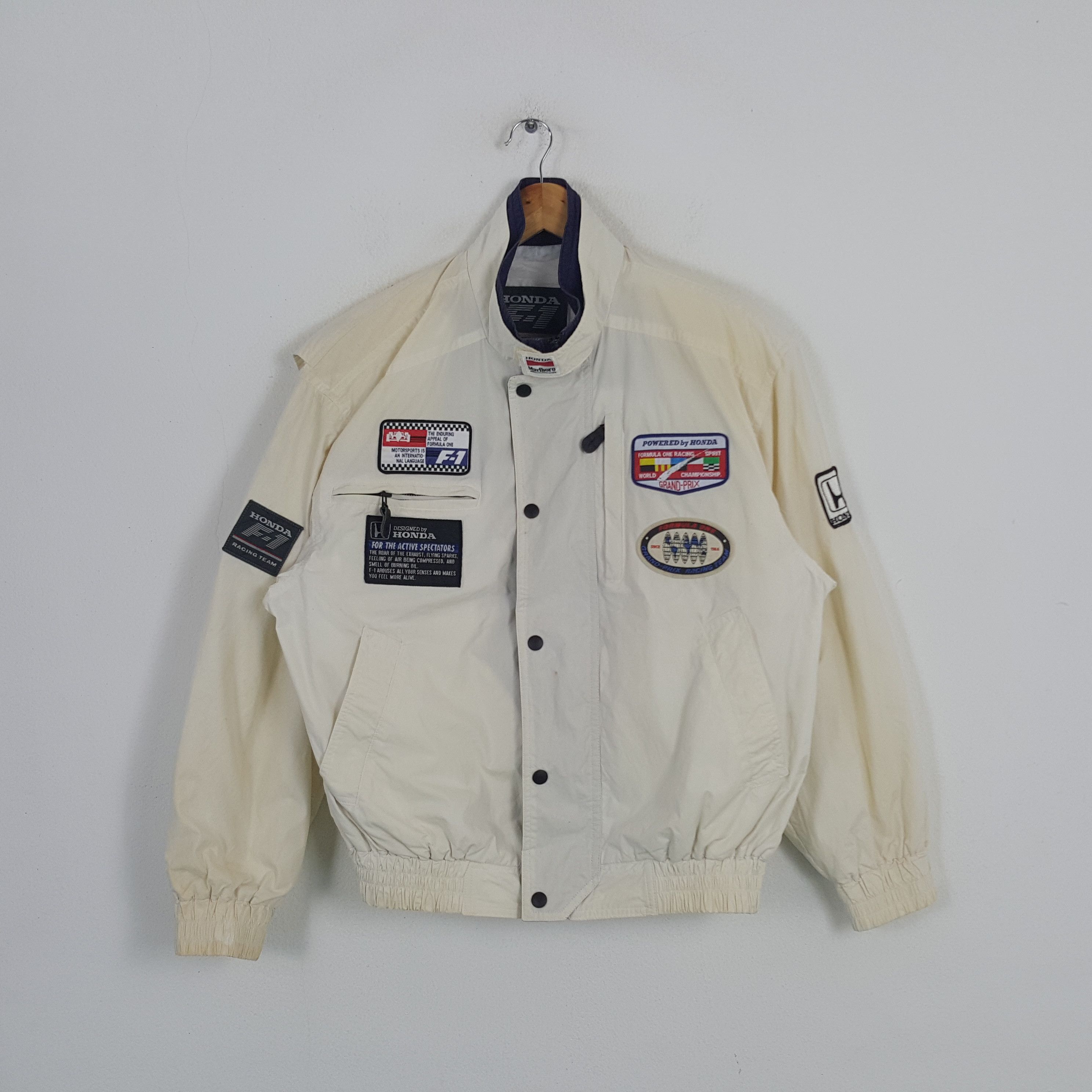 Honda × Japanese Brand × Vintage Vintage Honda Formula One Japanese Racing Jacket Size US L / EU 52-54 / 3 - 3 Thumbnail