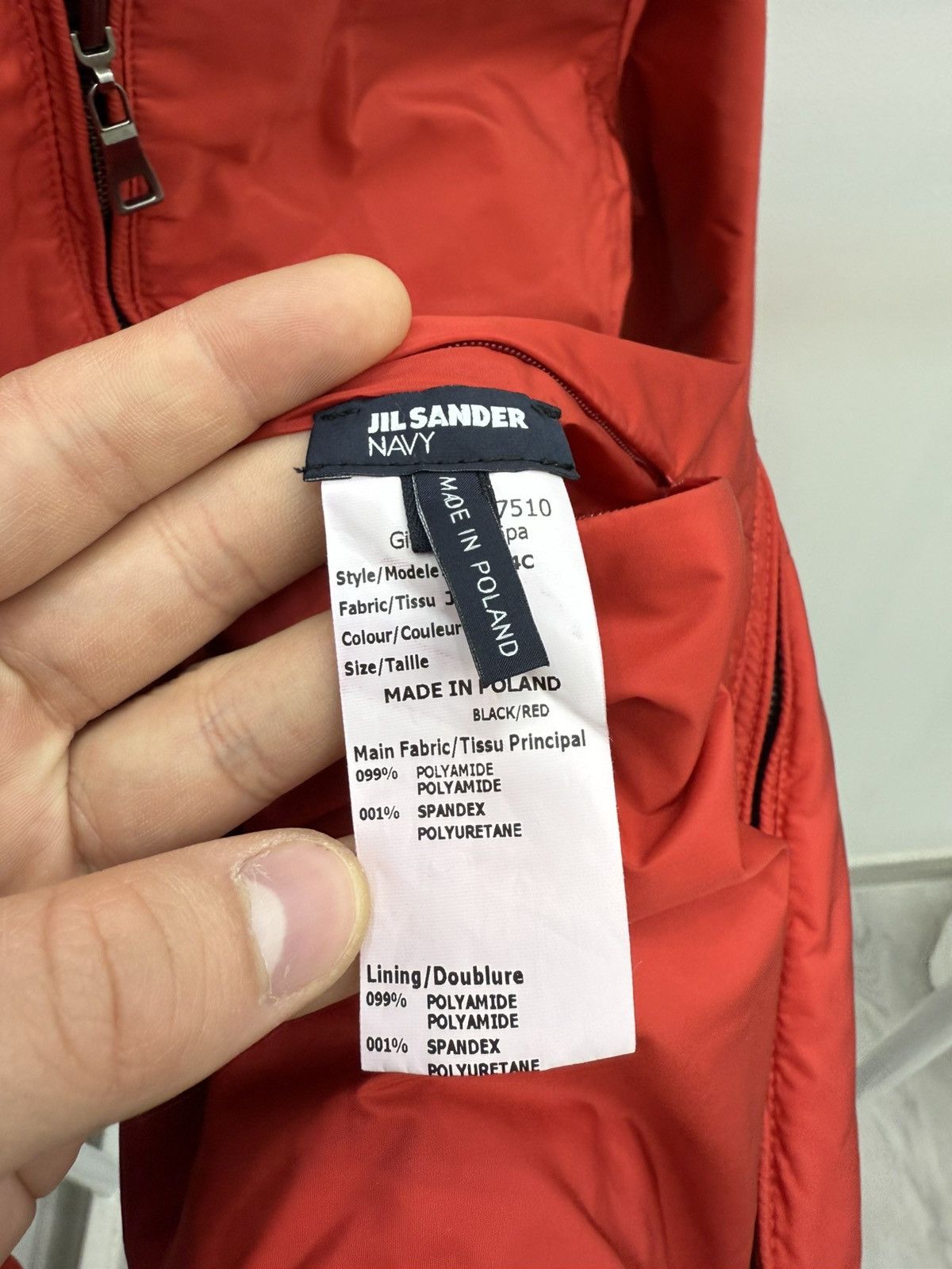 Jil Sander Jil Sander Navy Reversible Red Black Jacket Size XS / US 0-2 / IT 36-38 - 10 Thumbnail