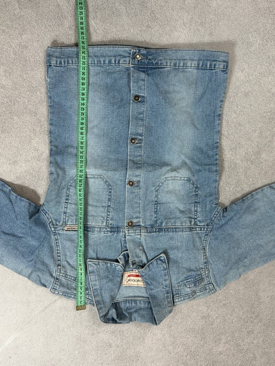 Japanese Brand vintage 90s distressed denim trucker jacket avant-garde Y2K Size US S / EU 44-46 / 1 - 10 Thumbnail