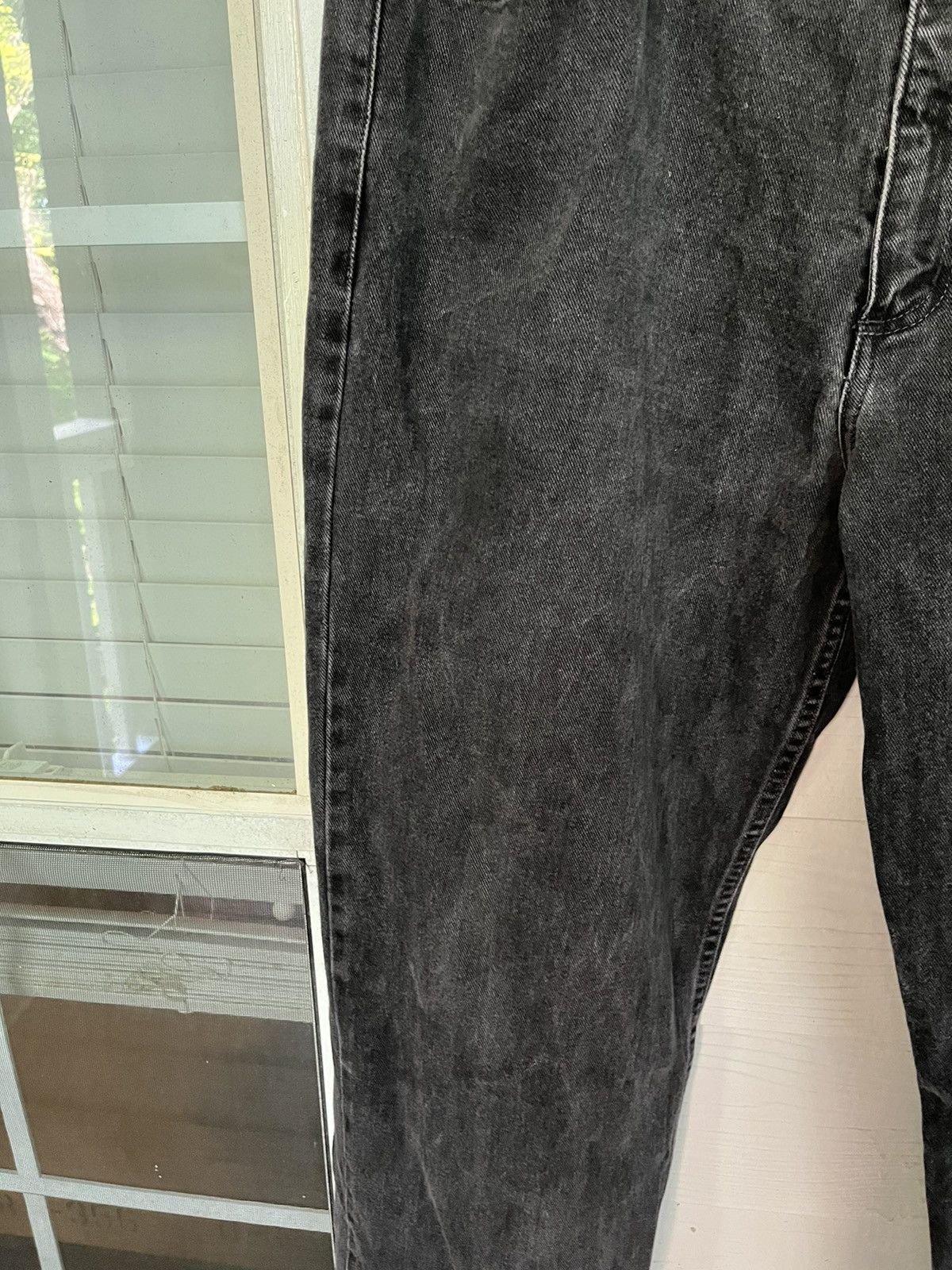 Guess × Vintage Vintage Guess Faded Black Jeans Size US 40 / EU 56 - 7 Thumbnail