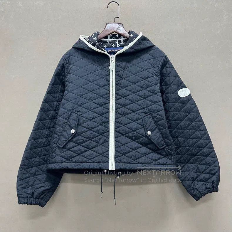 Louis Vuitton Louis Vuitton Nylon rhombus lining full print cotton jacke Size XS / US 0-2 / IT 36-38 - 1 Thumbnail