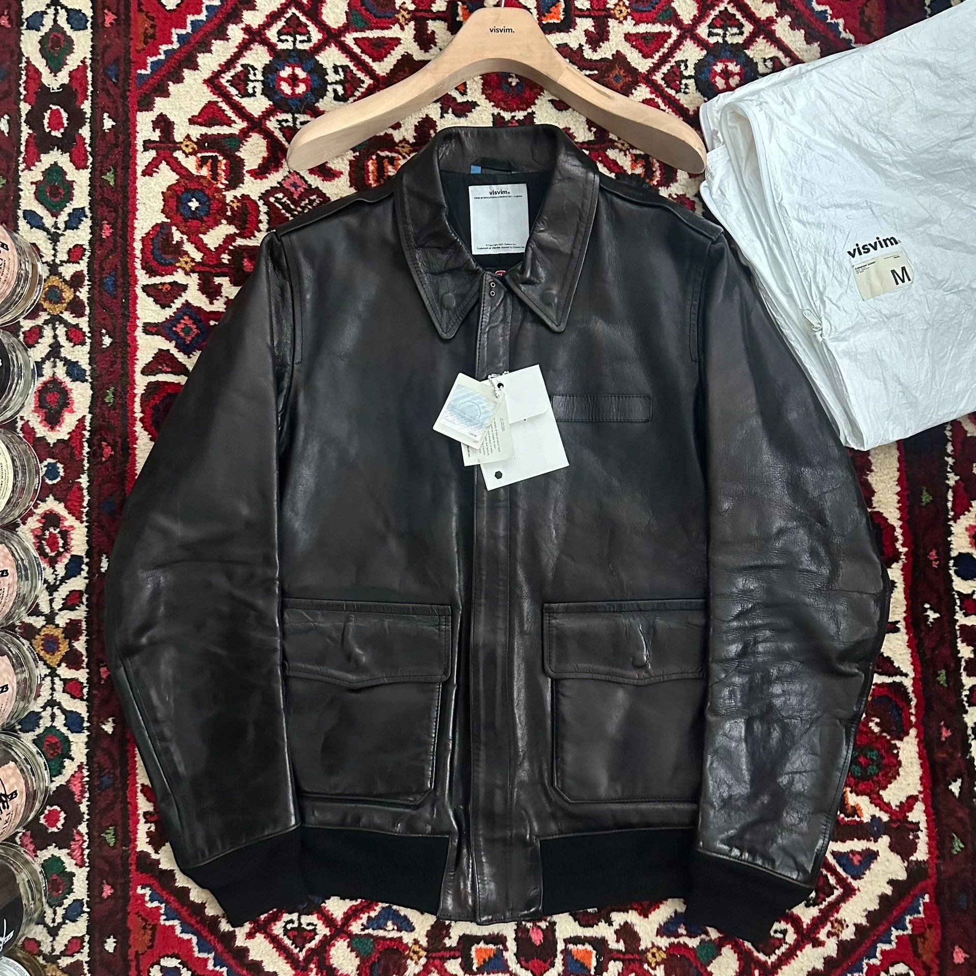 Visvim Elmendorf A-2 レザー S ジャケット Visvim Visvim elmendorf A-2 leather jacket | Grailed