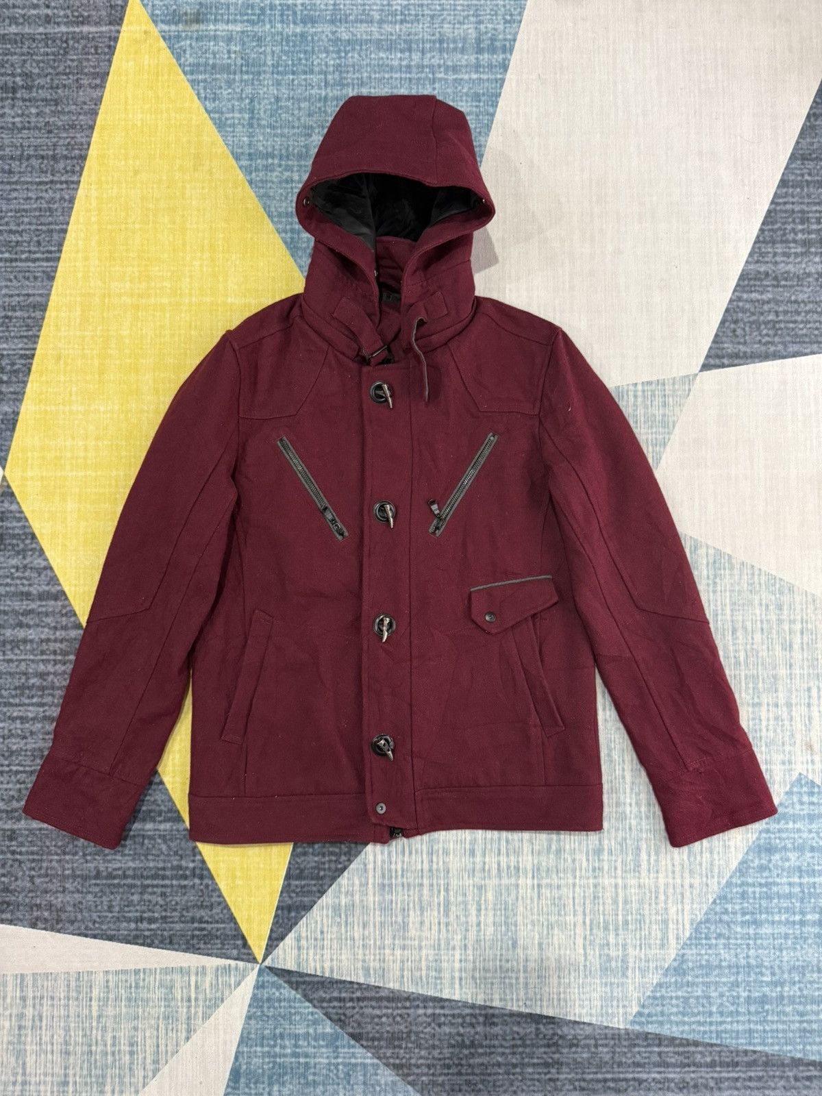 If Six Was Nine SEMANTIC DESIGN WOOL PARKA JACKET Size US L / EU 52-54 / 3 - 1 Thumbnail