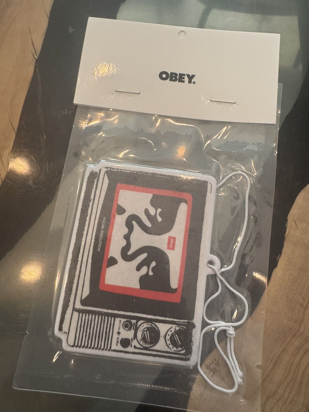Obey × Shepard Fairey OBEY POSSE Andre The Giant on TV Car Air Freshener Size ONE SIZE - 3 Thumbnail