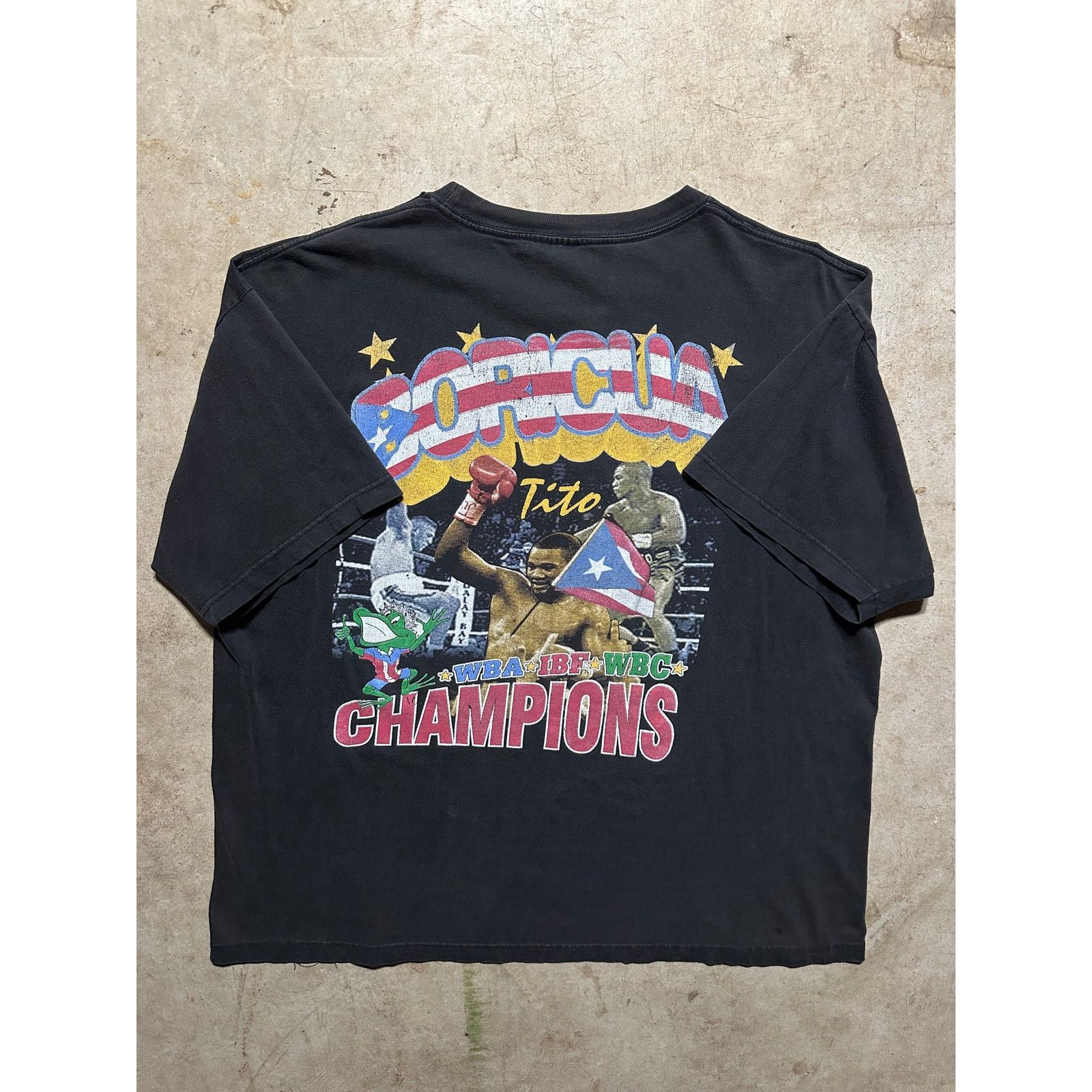 Rap Tees × Vintage Vintage Felix Trinidad Boxing Champion 90s Rap T Shirt XL Size US XL / EU 56 / 4 - 2 Thumbnail