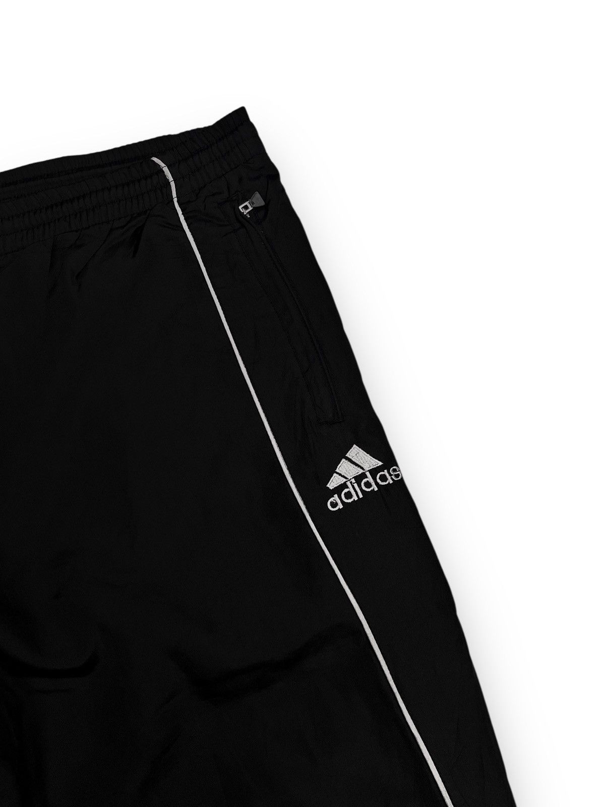 Adidas 90s Adidas 3-Stripes Vintage Track Pants Baggy Fit Size US 43 - 4 Thumbnail