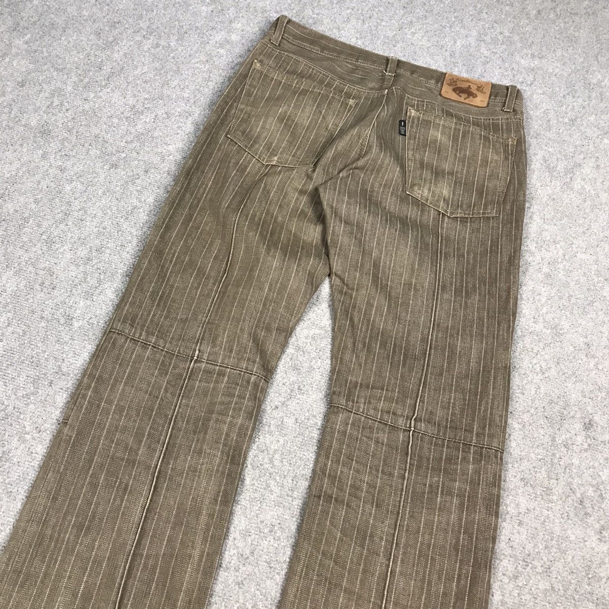 Japanese Brand × Takeo Kikuchi × Tornado Mart TAKEO KIKUCHI PATCHWORK BROWN PANTS JAPAN Size US 30 / EU 46 - 9 Thumbnail