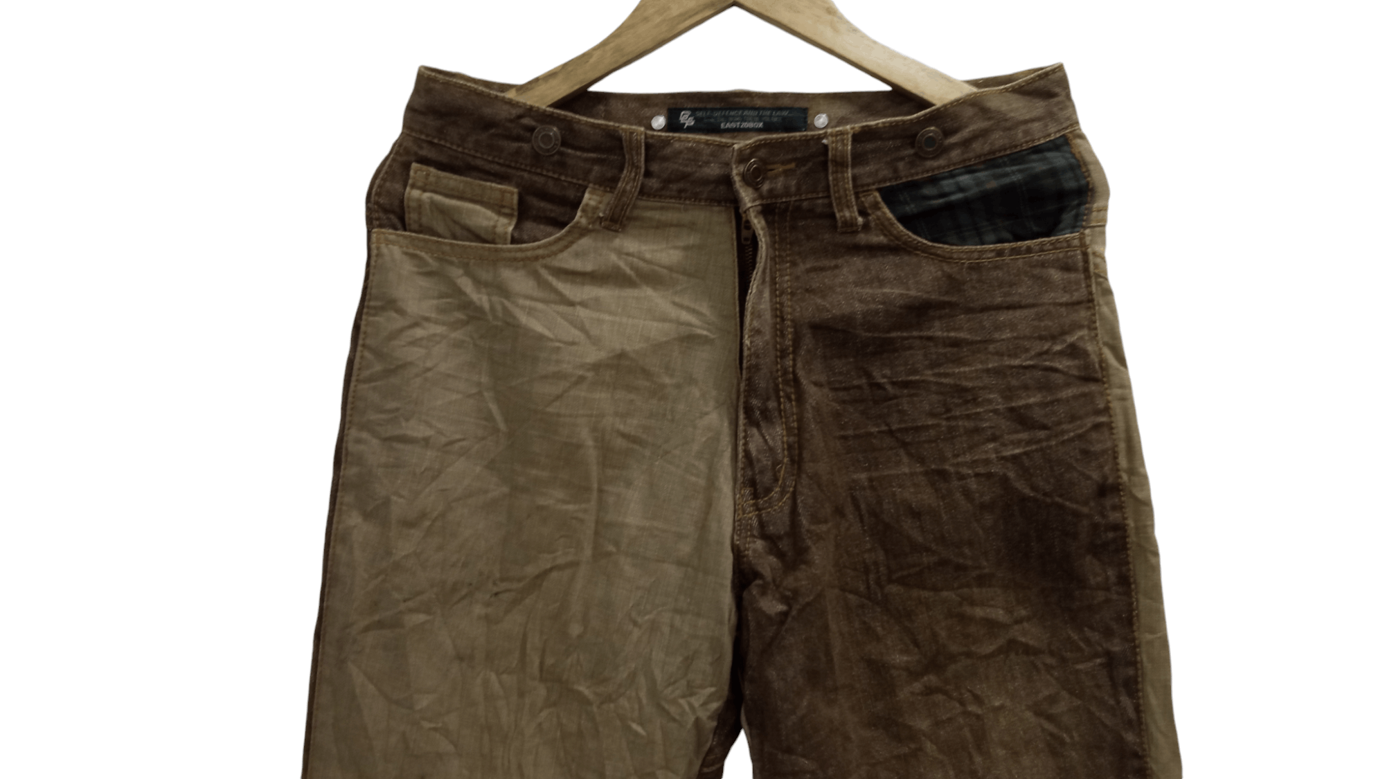 Japanese Brand × Vintage 🔥🔥TETB The East Twenty Box Two Tones Colour Pants Size US 31 - 11 Thumbnail