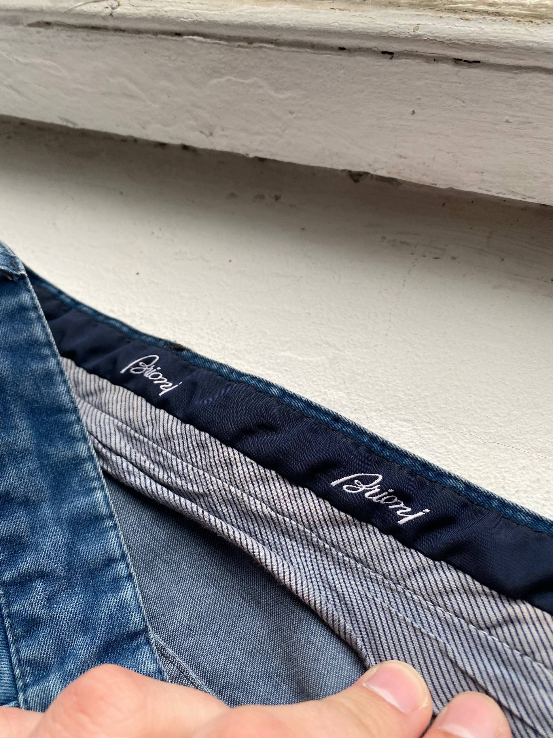 Brioni Brioni Faded Jeans Straight Trousers Size US 42 / EU 58 - 16 Thumbnail