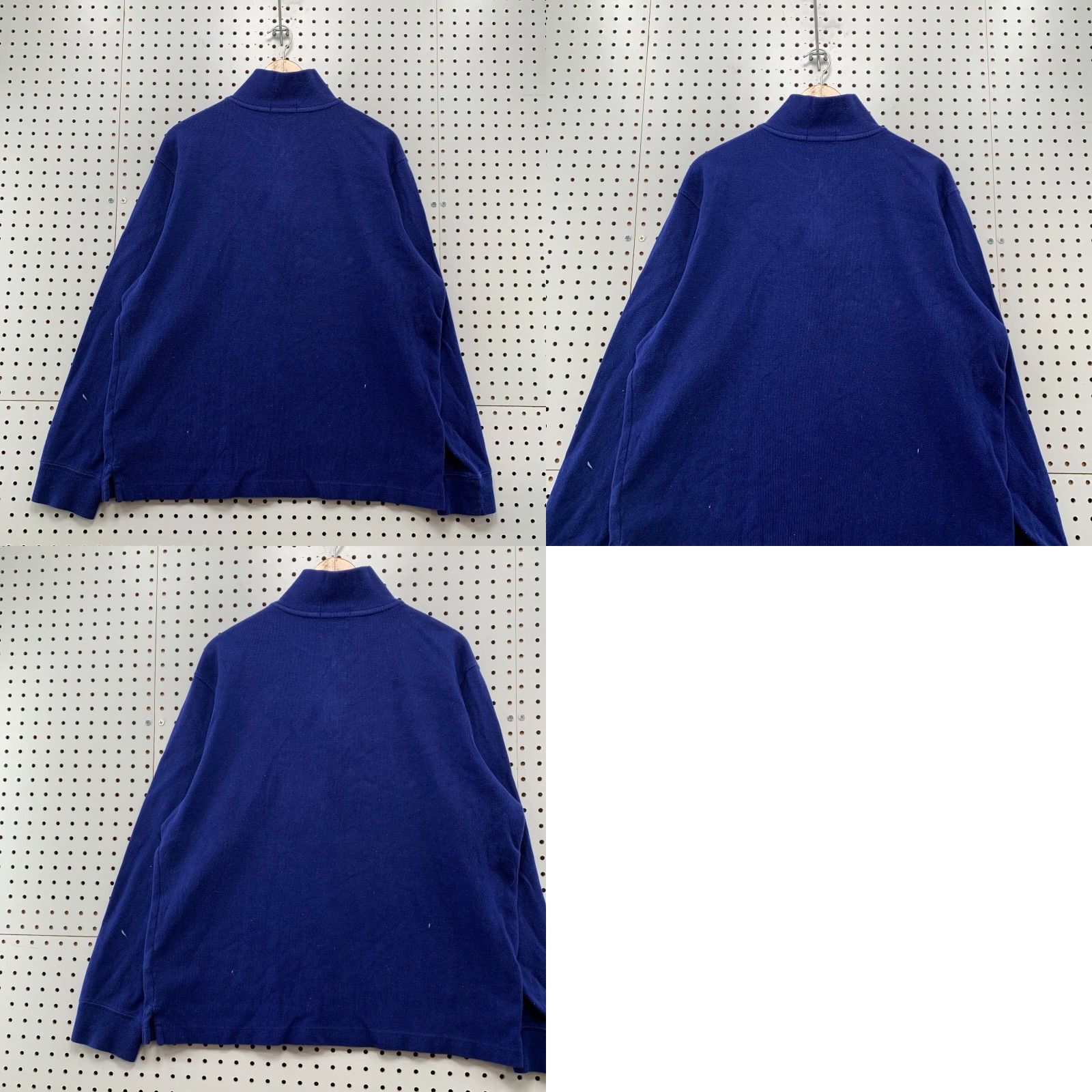 Polo Ralph Lauren Polo Ralph Lauren 1/4 Zip Sweater Mens XL Royal Blue Mock Neck Casual Pony Shirt Size US XL / EU 56 / 4 - 9 Thumbnail