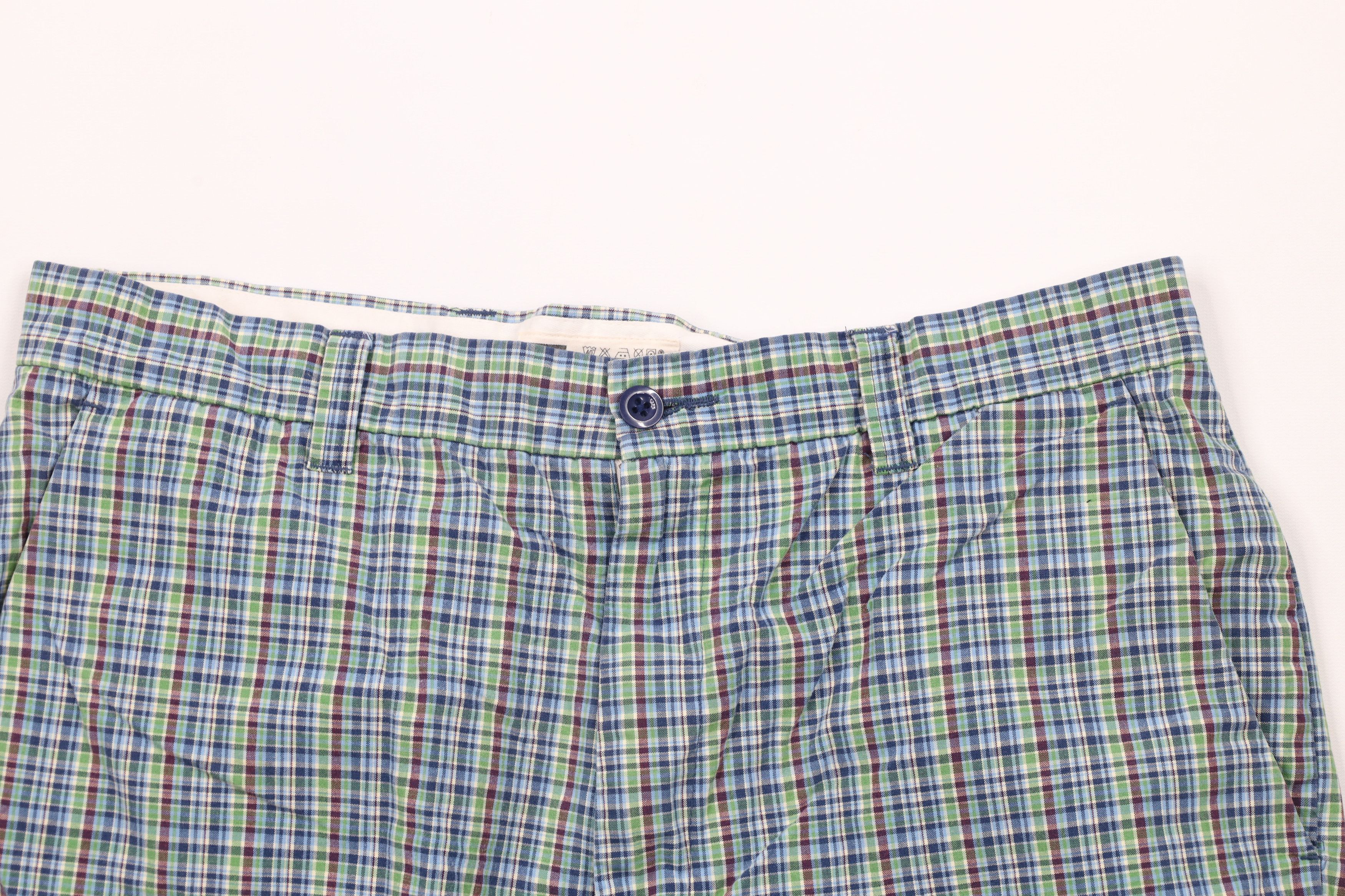 Gap × Vintage Vintage Gap Cotton Chino Golf Golfing Shorts Rainbow Plaid Size US 36 / EU 52 - 2 Thumbnail
