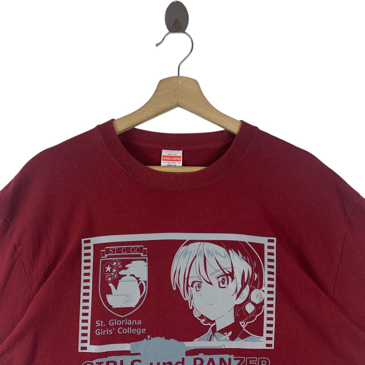 Anime × Japanese Brand GIRLZ Und PUNZER japanese anime tee Size US XL / EU 56 / 4 - 2 Thumbnail