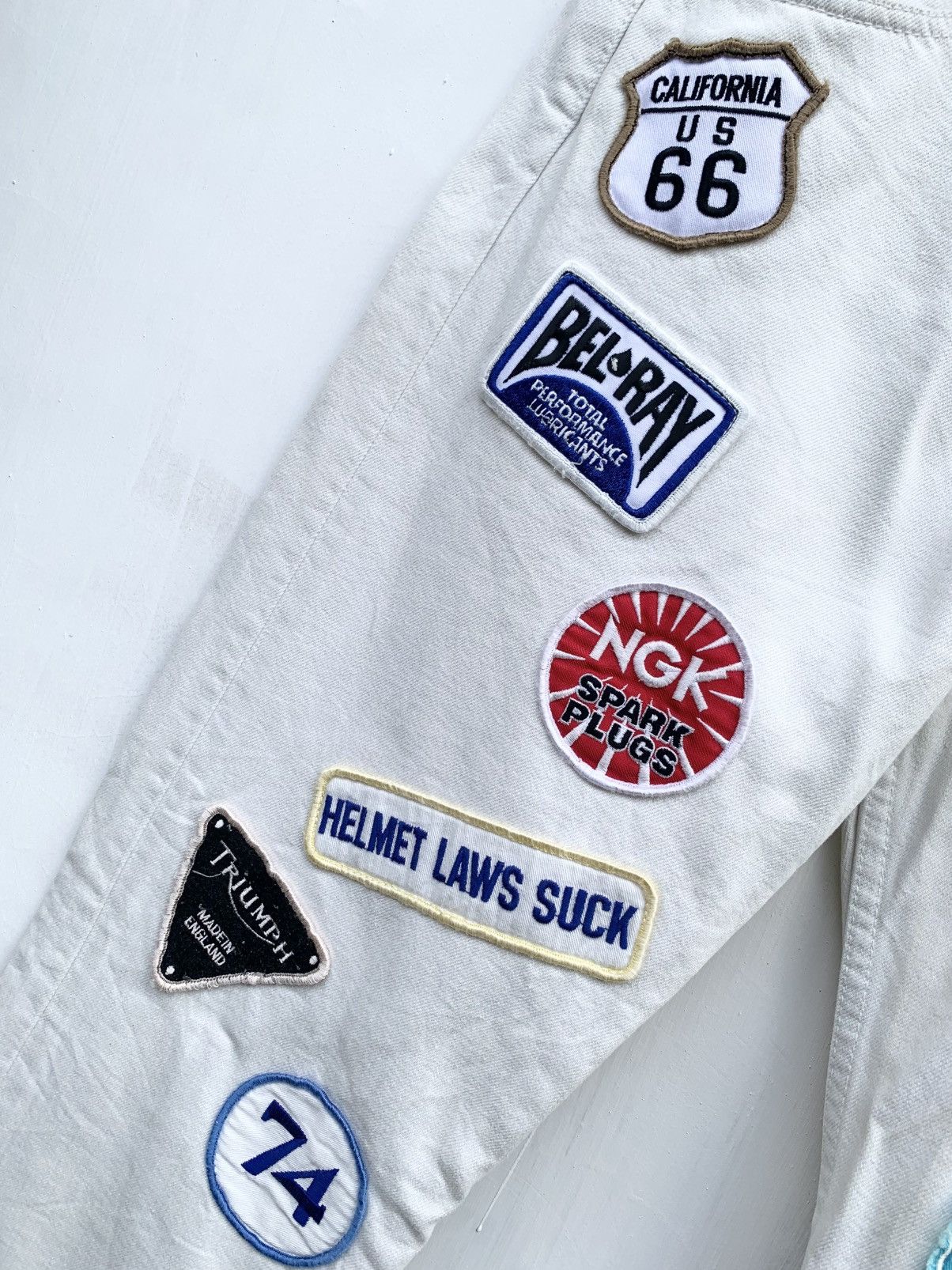 Comme des Garcons Homme Plus Comme des garcons x junya watanabe AD2002 motorcycle patch Size US 31 - 5 Thumbnail
