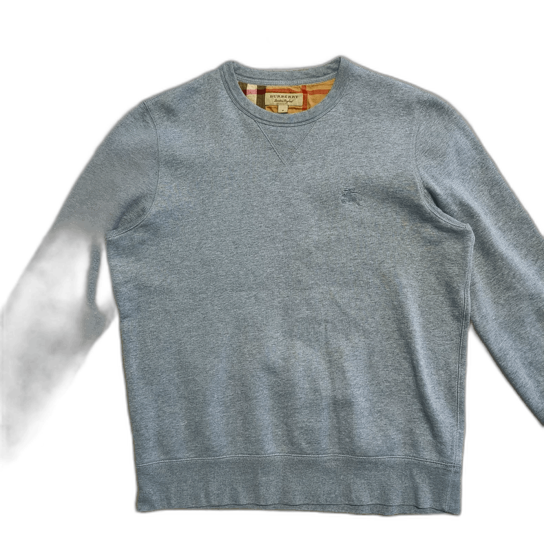 Burberry burberry gray embroidered sweatshirt Size US M / EU 48-50 / 2 - 1 Thumbnail